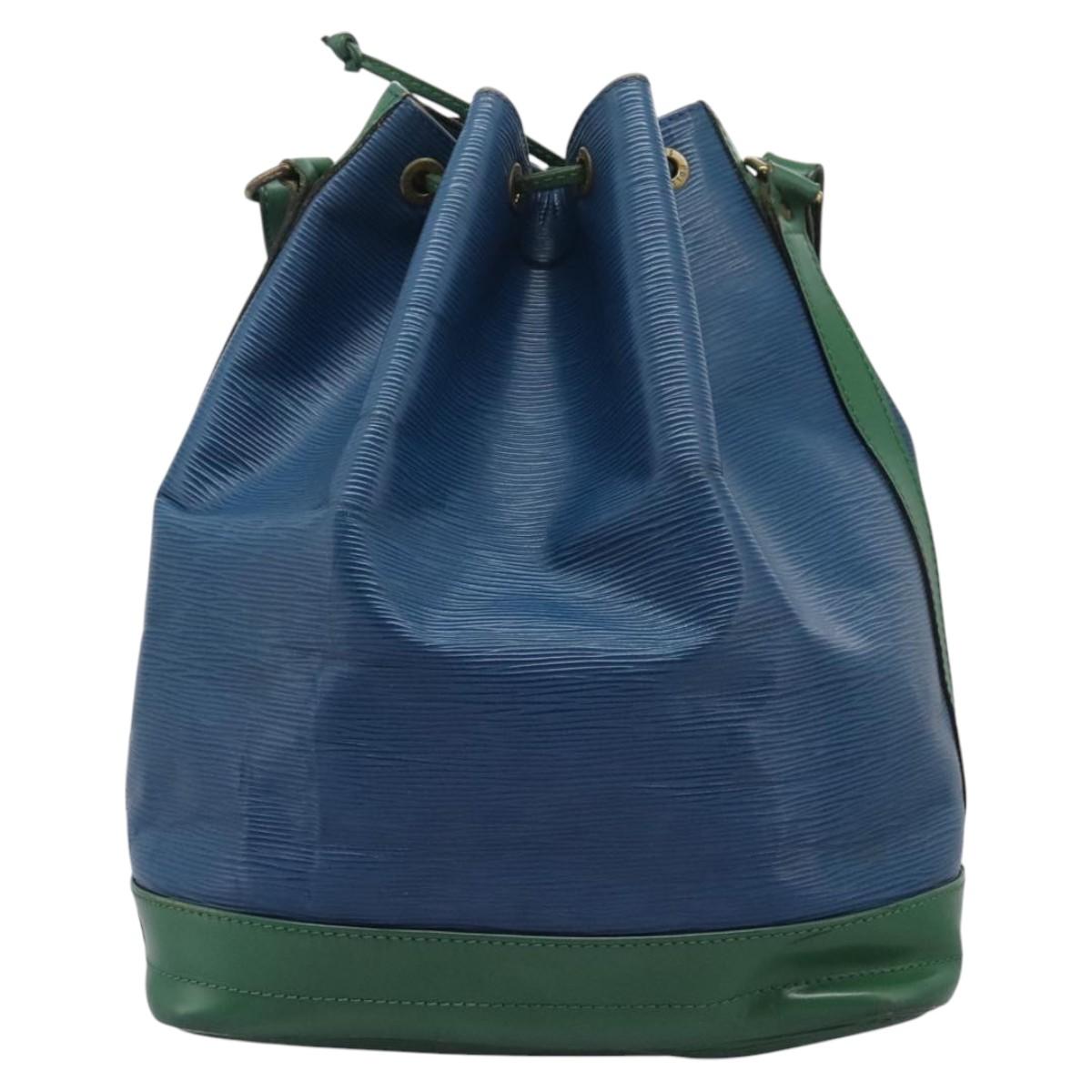 Louis Vuitton Noe Blue Leather Shoulder Bag (Pre-Owned)
