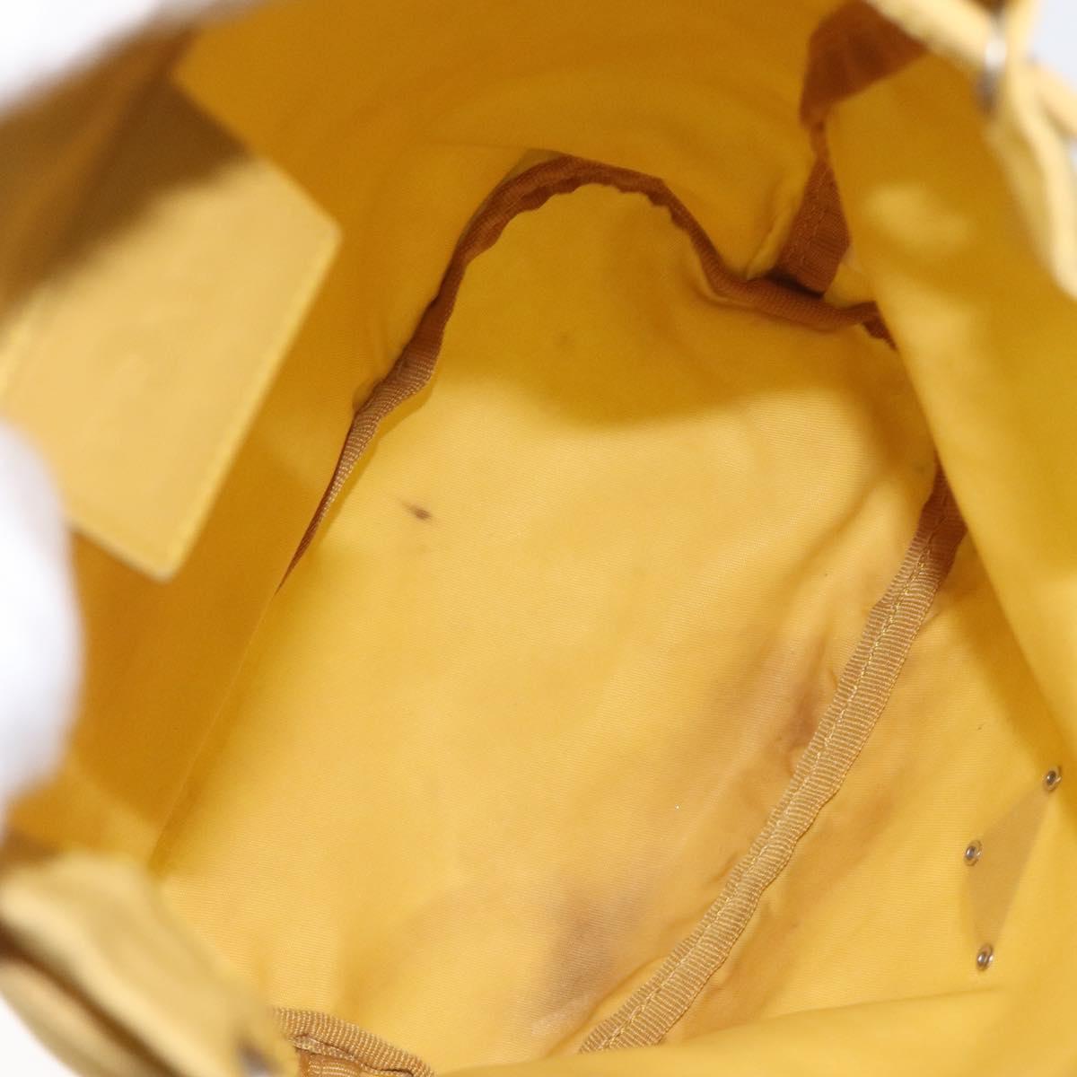 Prada Tessuto Yellow Synthetic Clutch Bag (Pre-Owned)