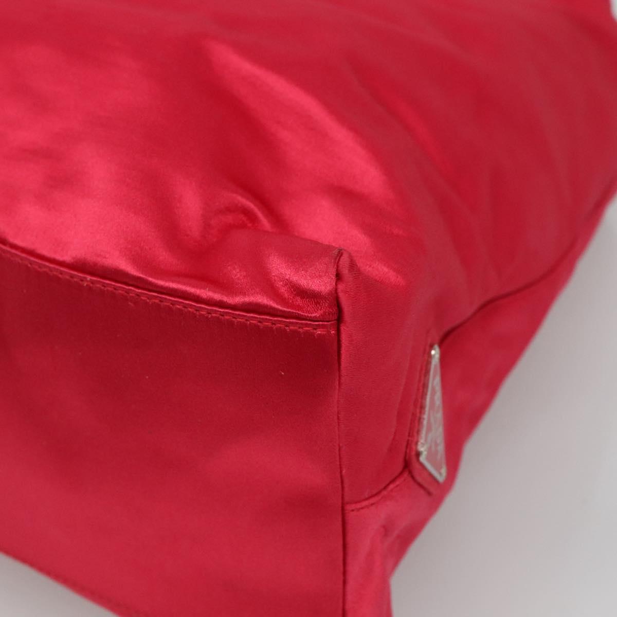 Prada Tessuto Pink Synthetic Shoulder Bag (Pre-Owned)