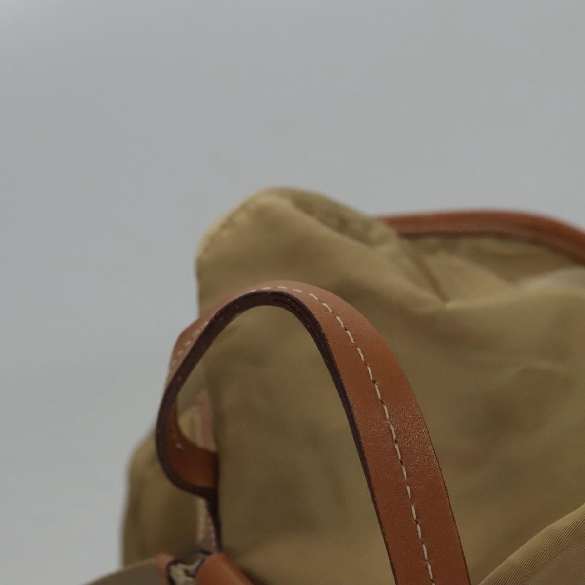 Prada Re-Nylon Khaki Synthetic Backpack Bag (Pre-Owned)