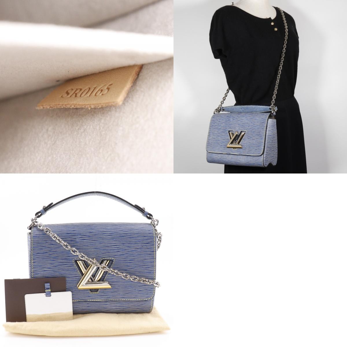 Louis Vuitton Twist Epi Leather Blue Leather Shoulder Bag Bag (Pre-Owned)