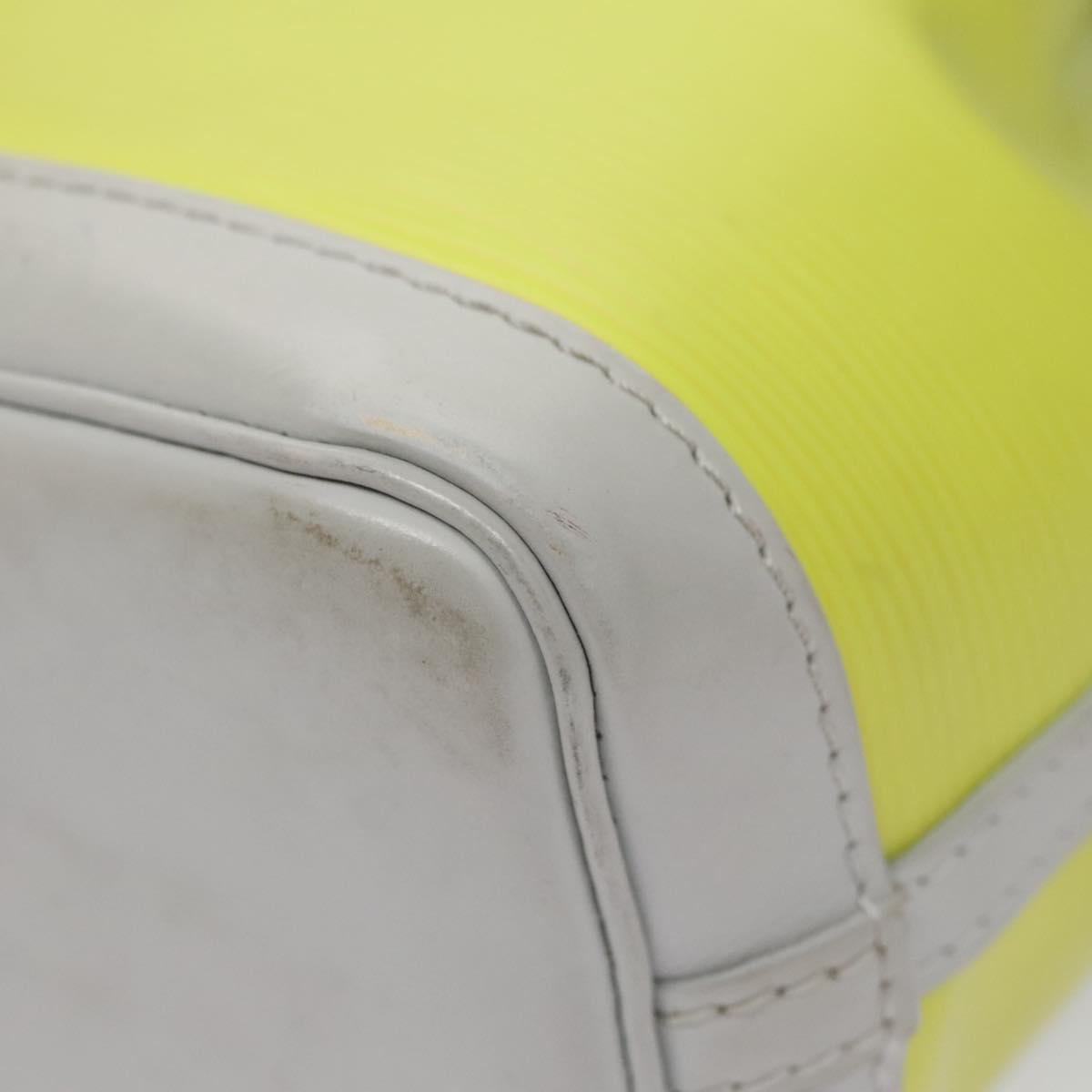 Louis Vuitton Nano Noé Yellow Leather Shoulder Bag (Pre-Owned)