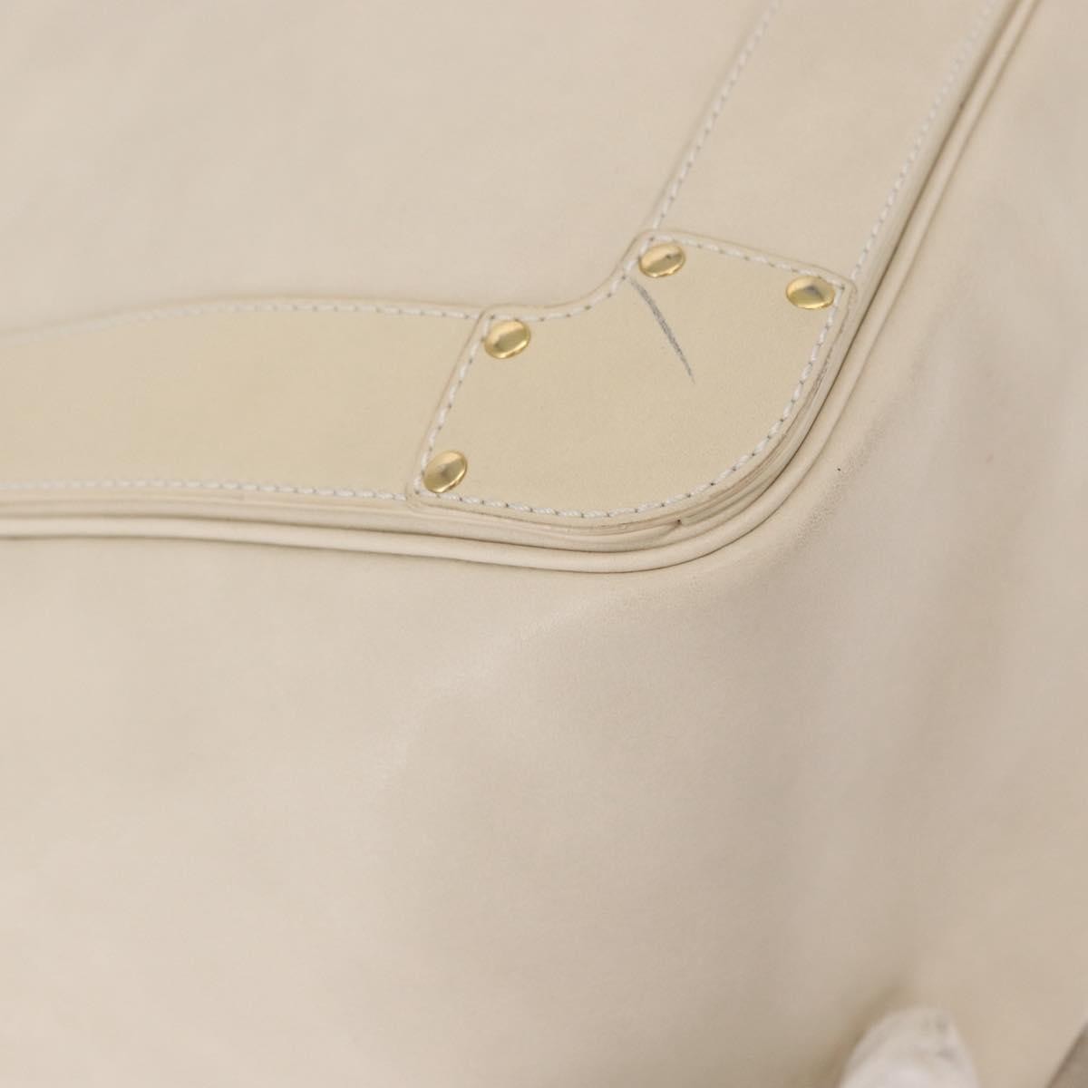 Chloe Eden Leather White Leather Tote Bag Bag (Pre-Owned)