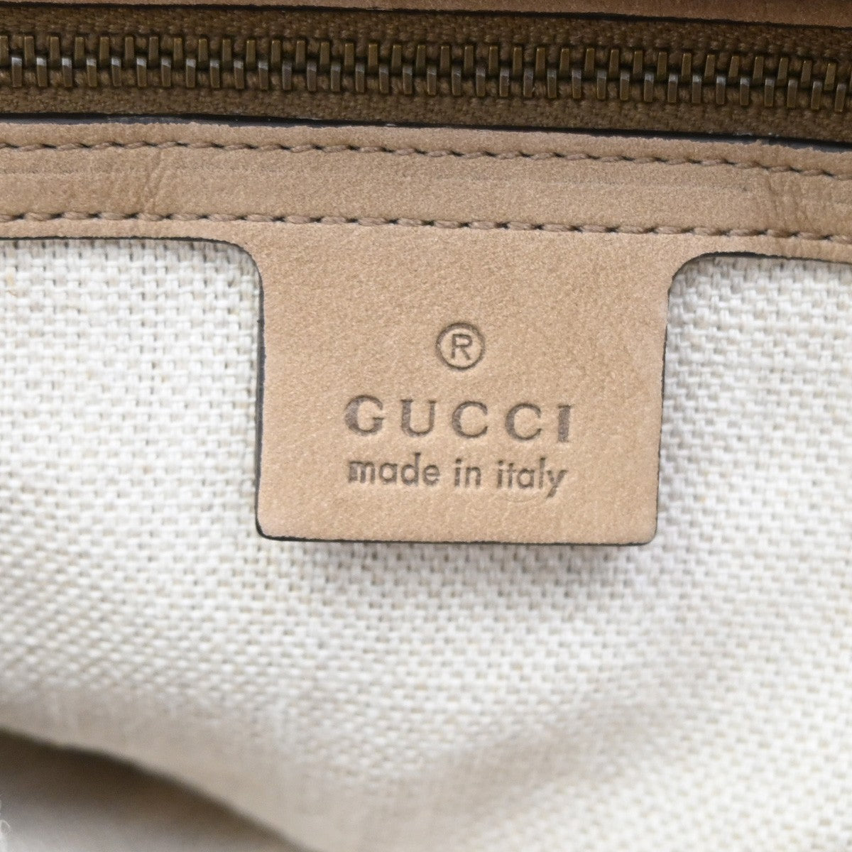 Gucci Twice Satchel Nubuck With Python Brown Suede Handbag (Pre-Owned)