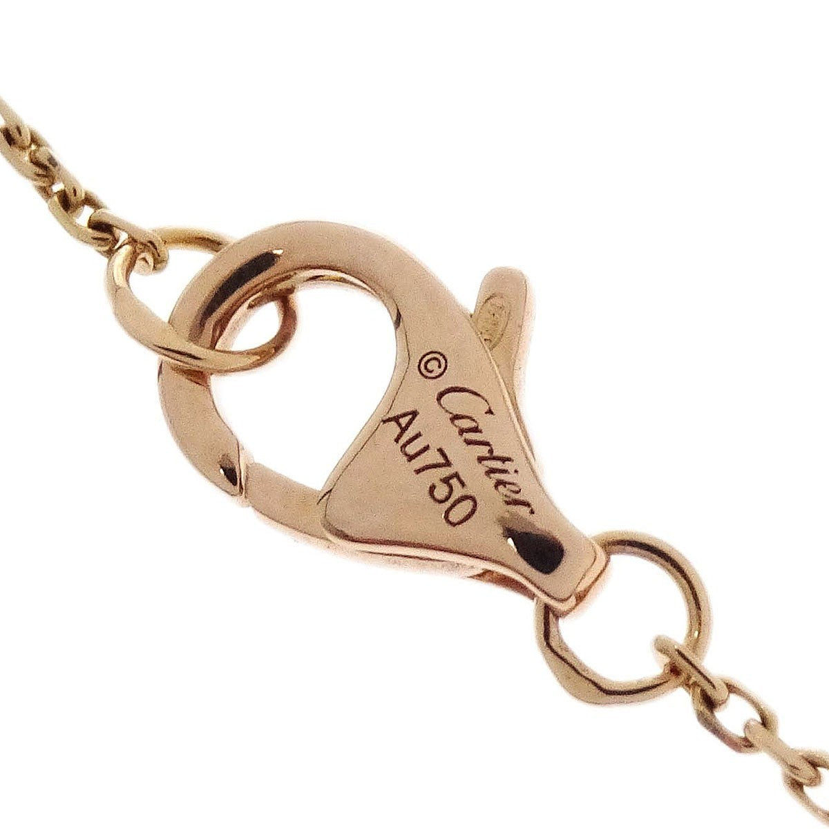 Cartier Panthere De Cartier Pendant 18K Yellow Gold With Tsavorite And Onyx Gold Rose_Gold Necklace Jewelry (Pre-Owned)