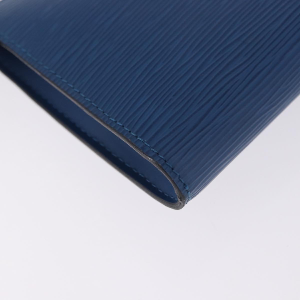 Louis Vuitton Pochette Accessoires Epi Blue Leather Clutche & Pouche Bag (Pre-Owned)