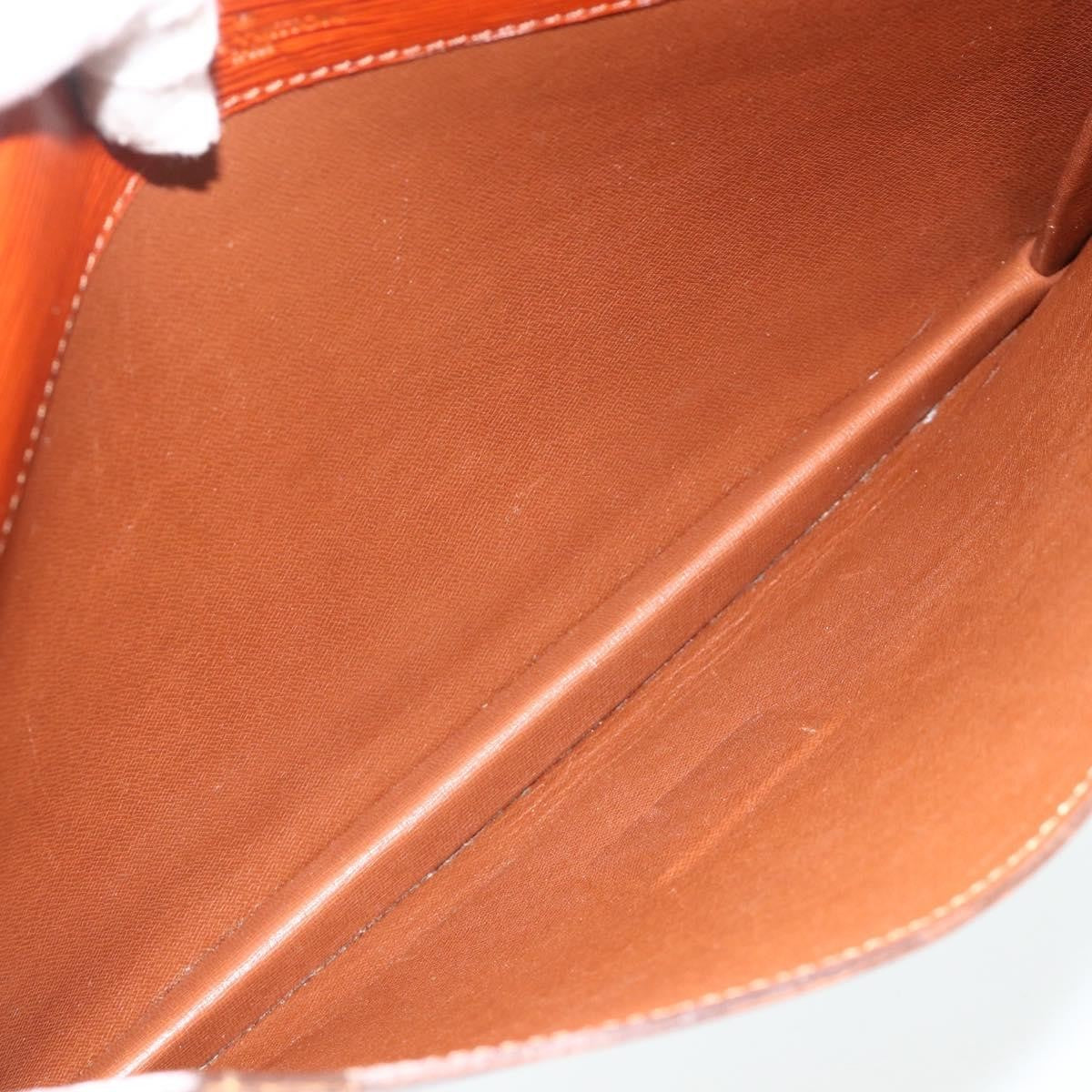 Louis Vuitton Porte-Documents Senateur Epi Leather Brown Leather Clutche & Pouche Bag (Pre-Owned)