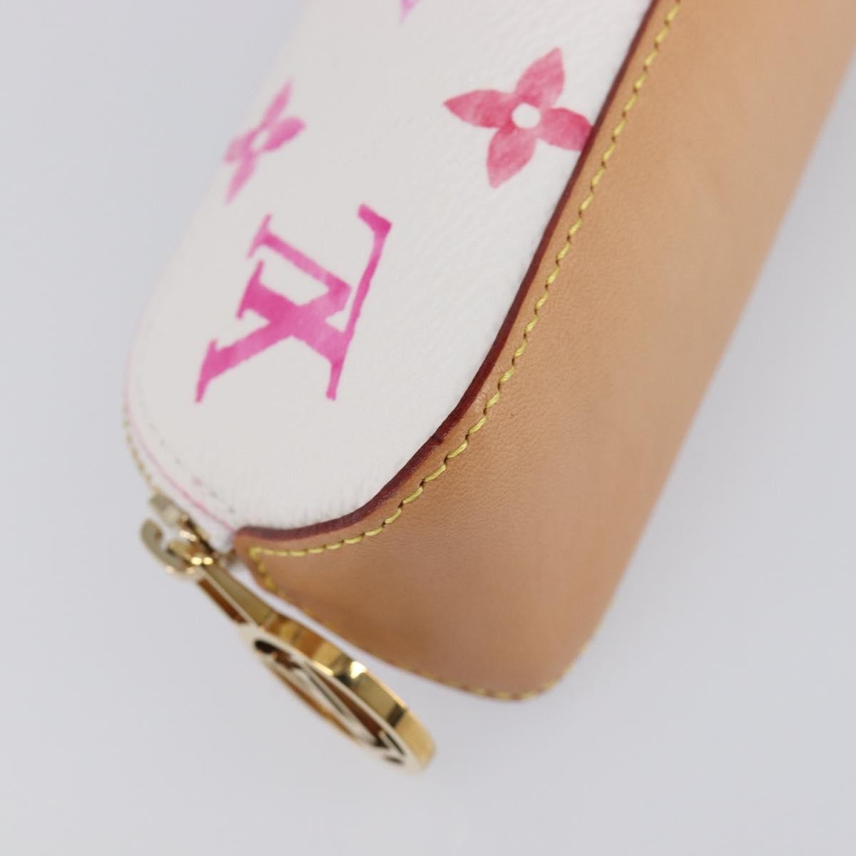 Louis Vuitton Elizabeth Pencil Limited Edition Escale Monogram Giant Pink Canvas Clutche & Pouche Bag (Pre-Owned)