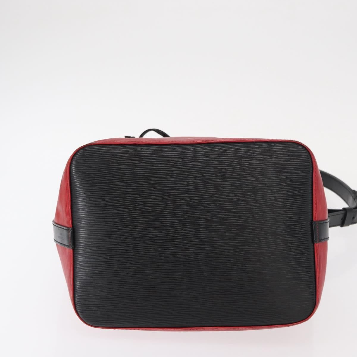 Louis Vuitton Bicolor Petit Noe Epi Leather Red Leather Handbag (Pre-Owned)