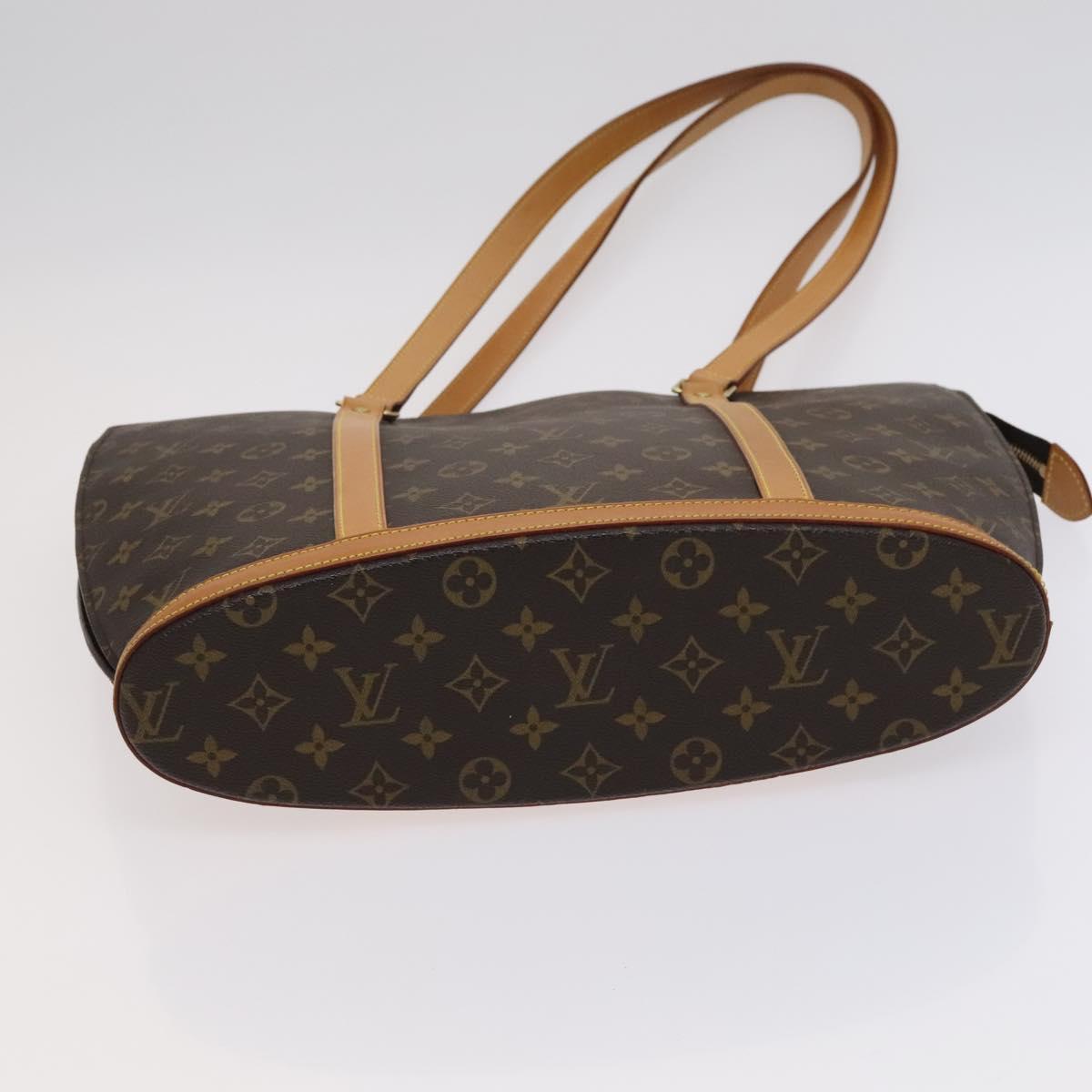 Louis Vuitton Babylone Brown Canvas Tote Bag (Pre-Owned)
