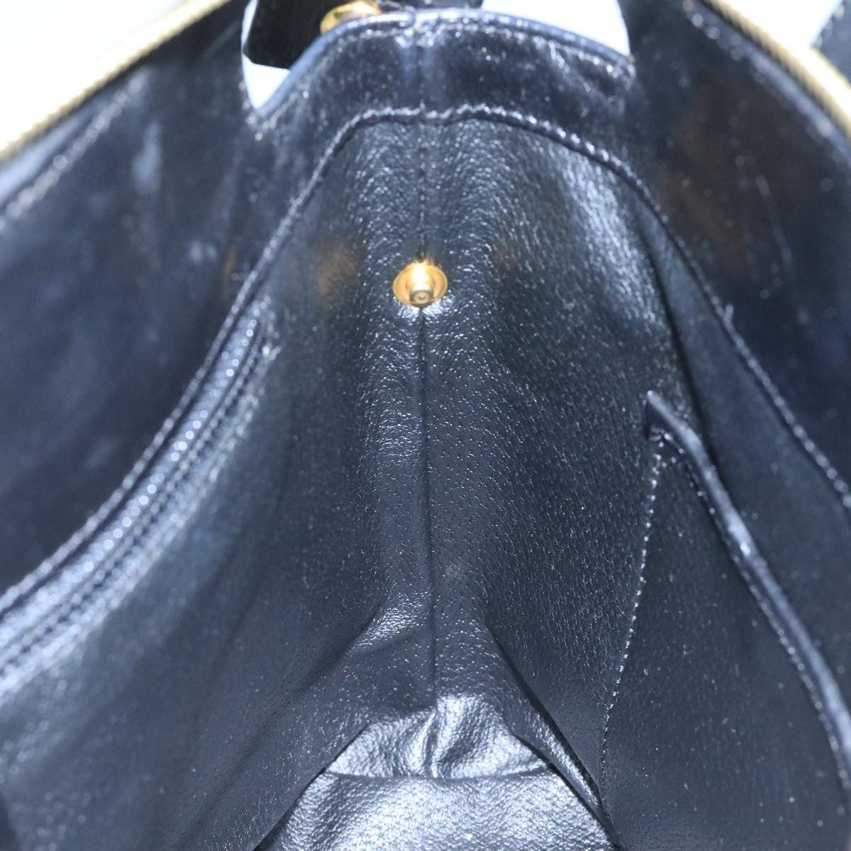 Celine C Macadam Pvc Leather Black Pvc Handbag (Pre-Owned)