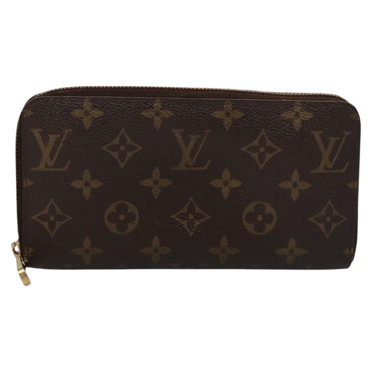 Louis Vuitton Zippy Wallet Brown Canvas Wallet (Pre-Owned)