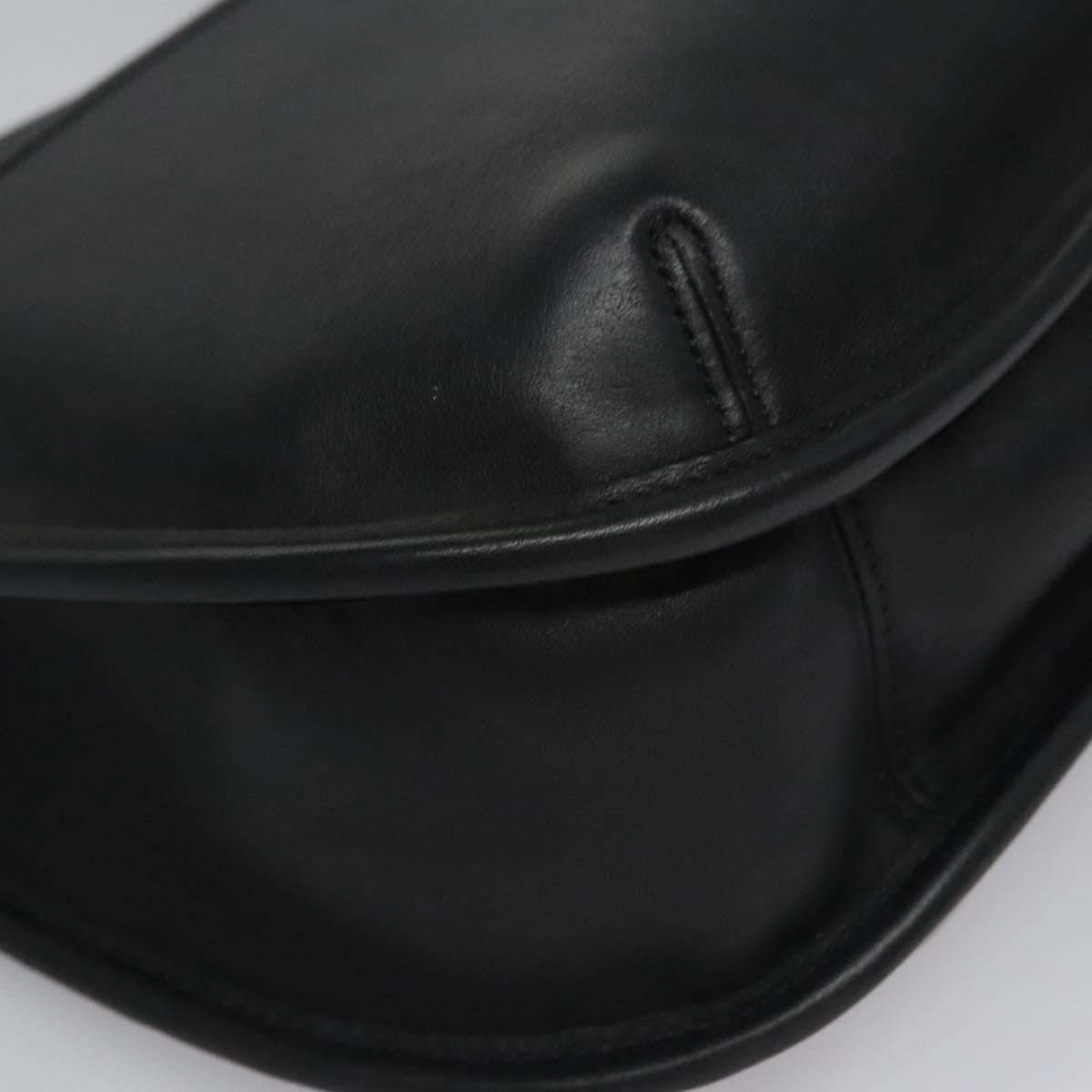 Coach Ergo Black Leather Shoulder Bag (Pre-Owned)