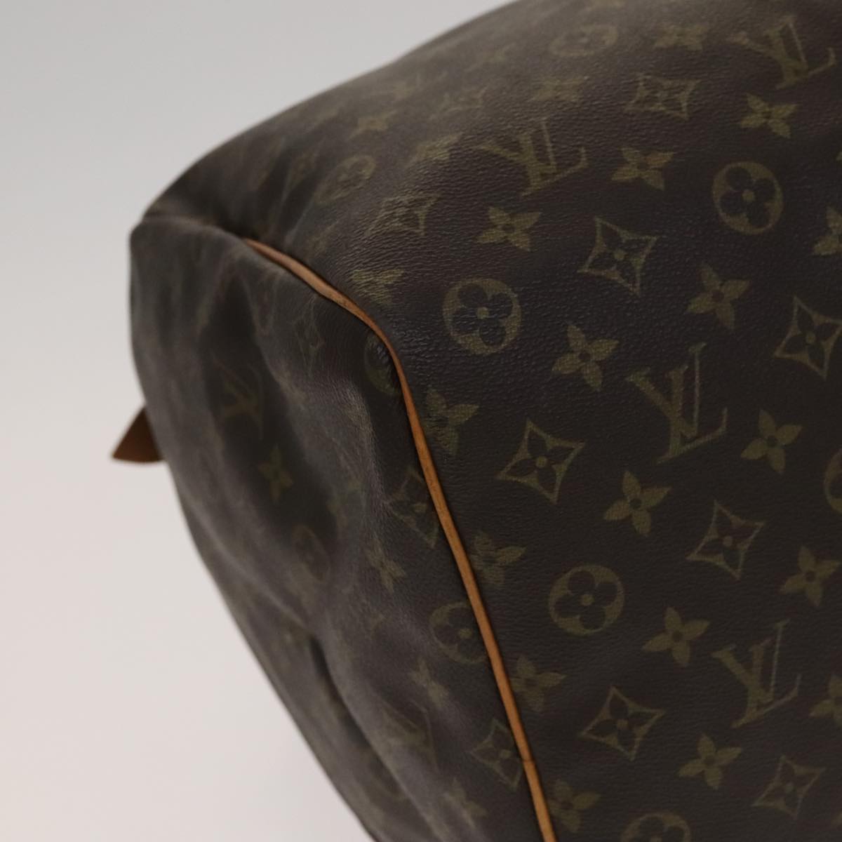 Louis Vuitton Keepall 60 Brown Canvas Travel Bag (Pre-Owned)
