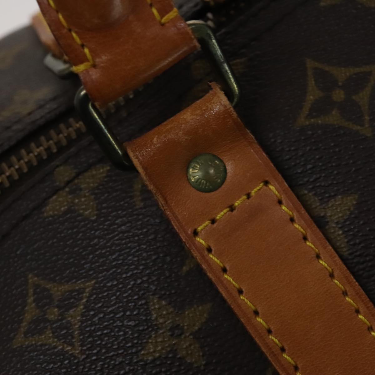 Louis Vuitton Keepall 60 Brown Canvas Travel Bag (Pre-Owned)