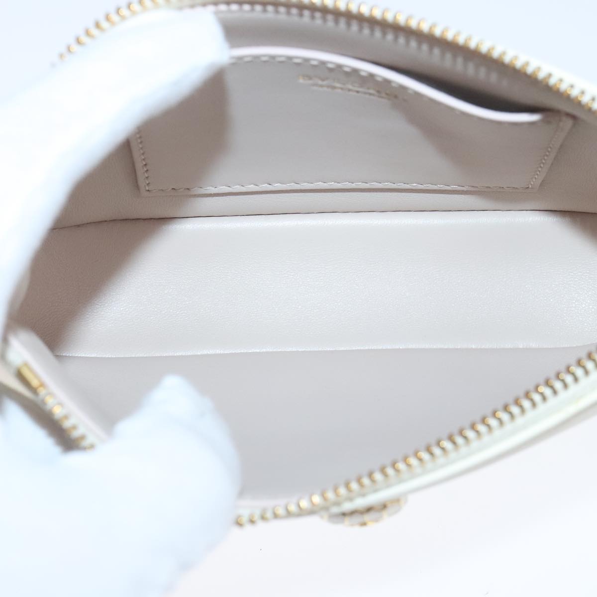 Bulgari Serpenti White Leather Handbag (Pre-Owned)
