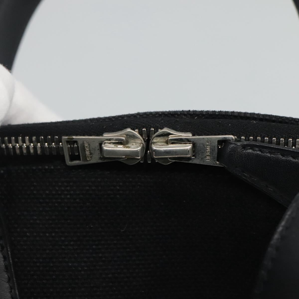 Hermès Heeboo Black Canvas Handbag (Pre-Owned)