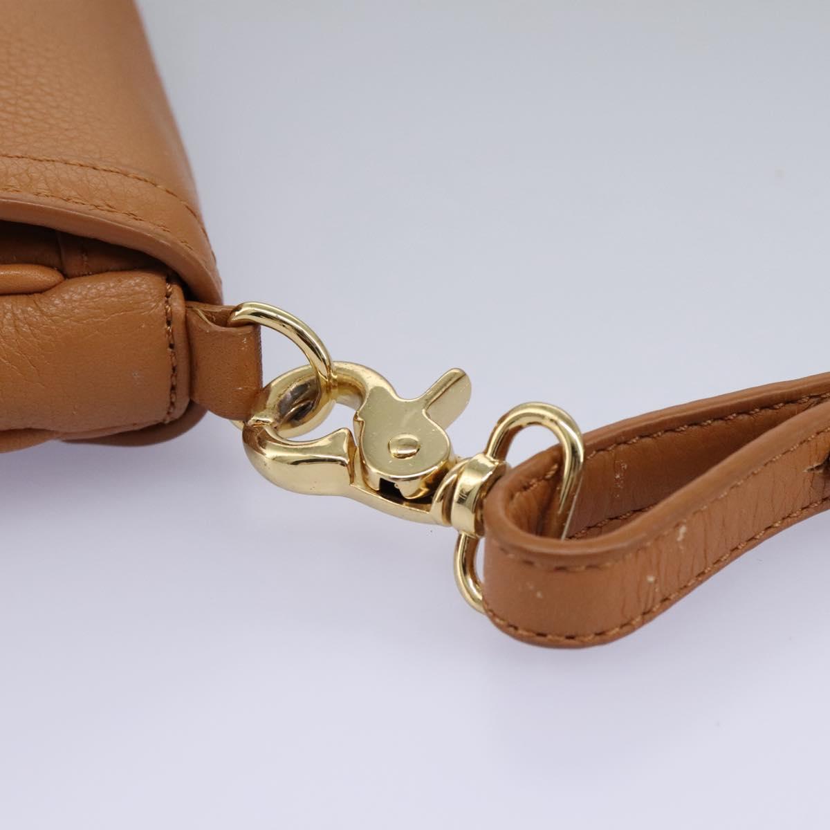 Tory Burch Brown Leather Shoulder Bag (Pre-Owned)
