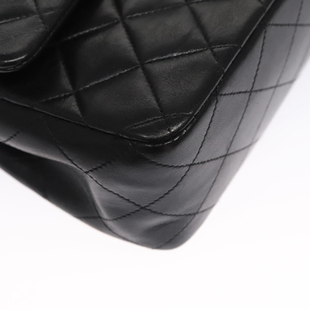 Chanel Timeless Black Leather Shoulder Bag (Pre-Owned)