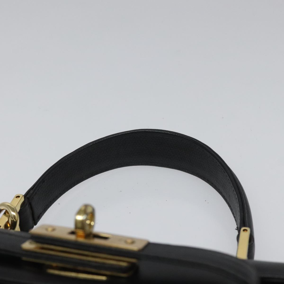 MCM Black Leather Handbag (Pre-Owned)