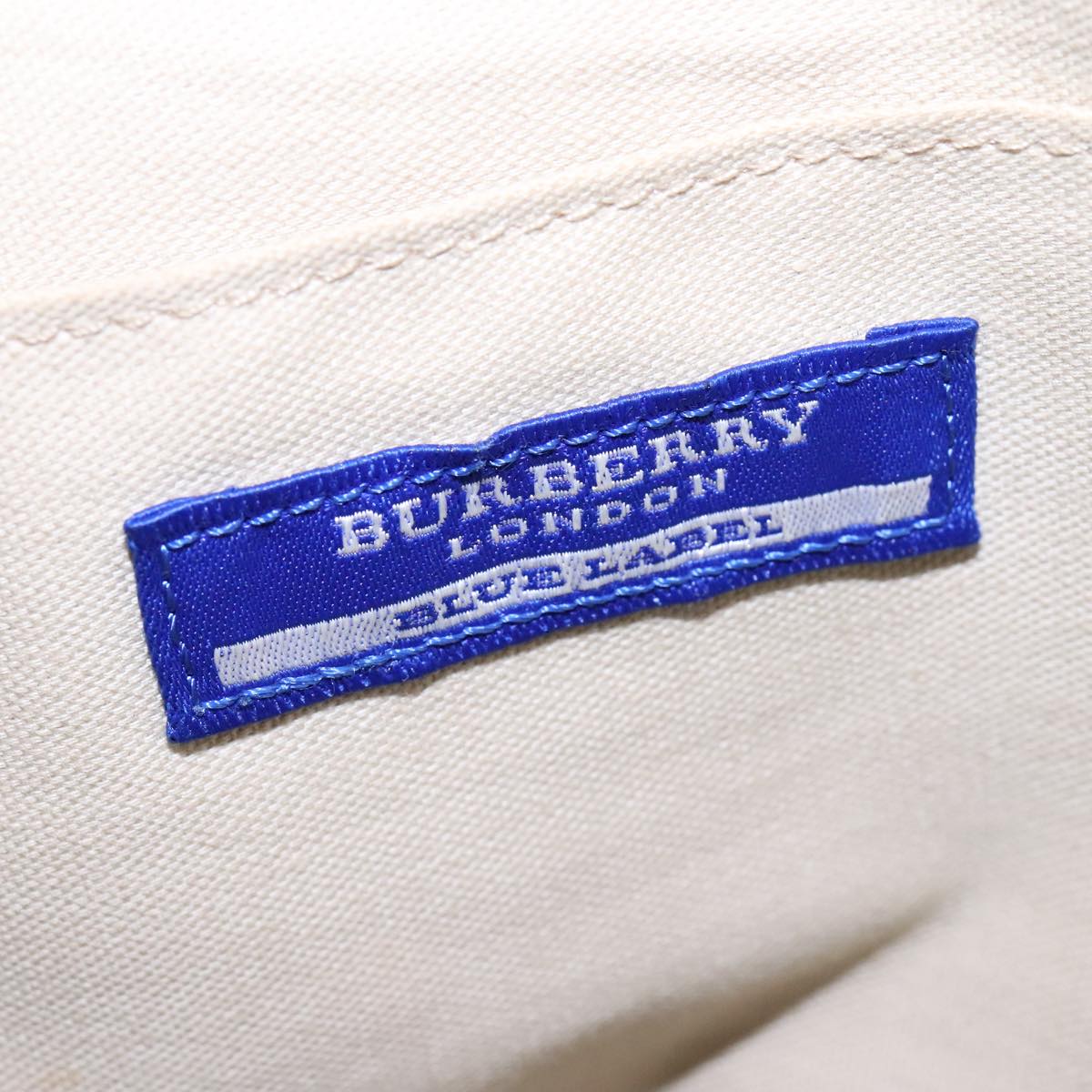 Burberry Blue Label White Synthetic Handbag (Pre-Owned)