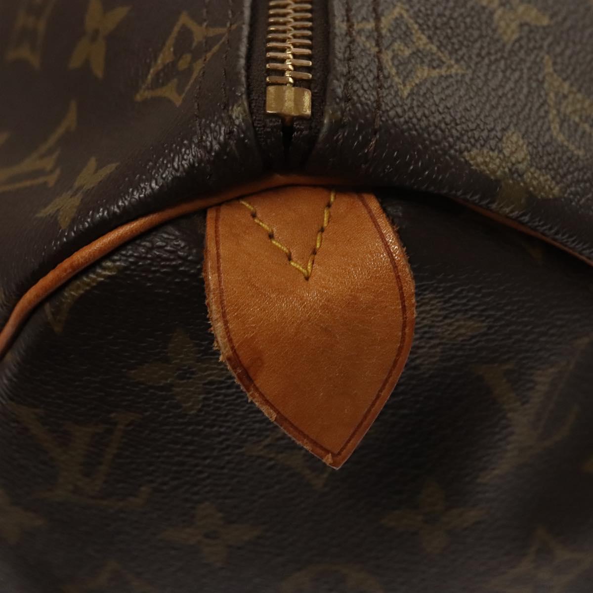 Louis Vuitton Keepall 45 Brown Canvas Travel Bag (Pre-Owned)