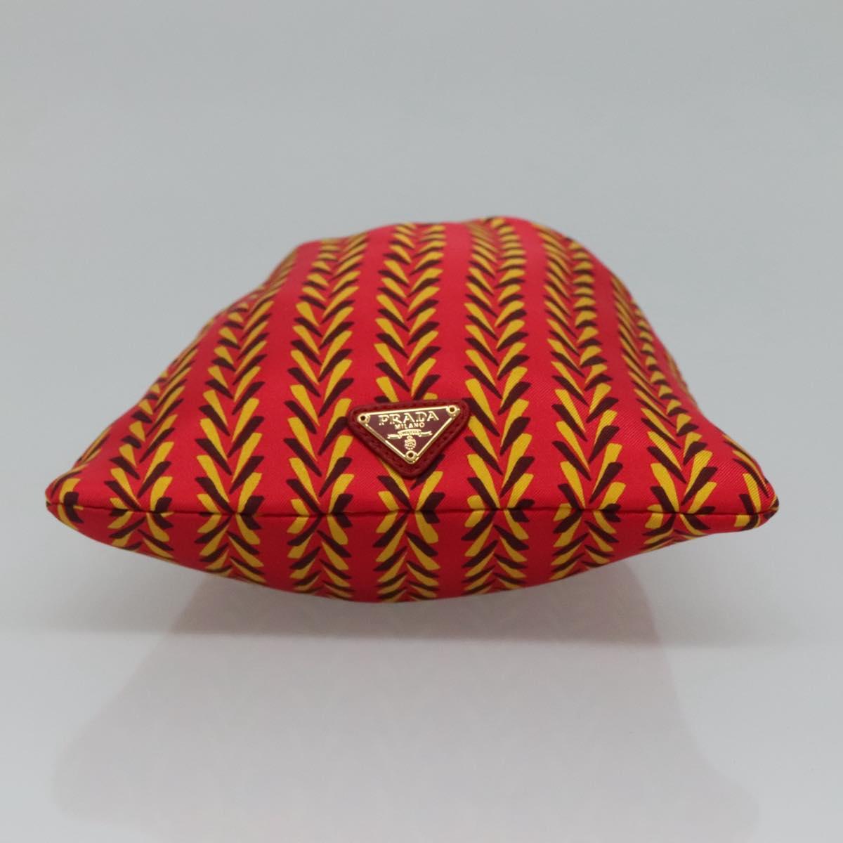 Prada Tessuto Red Silk Shoulder Bag (Pre-Owned)