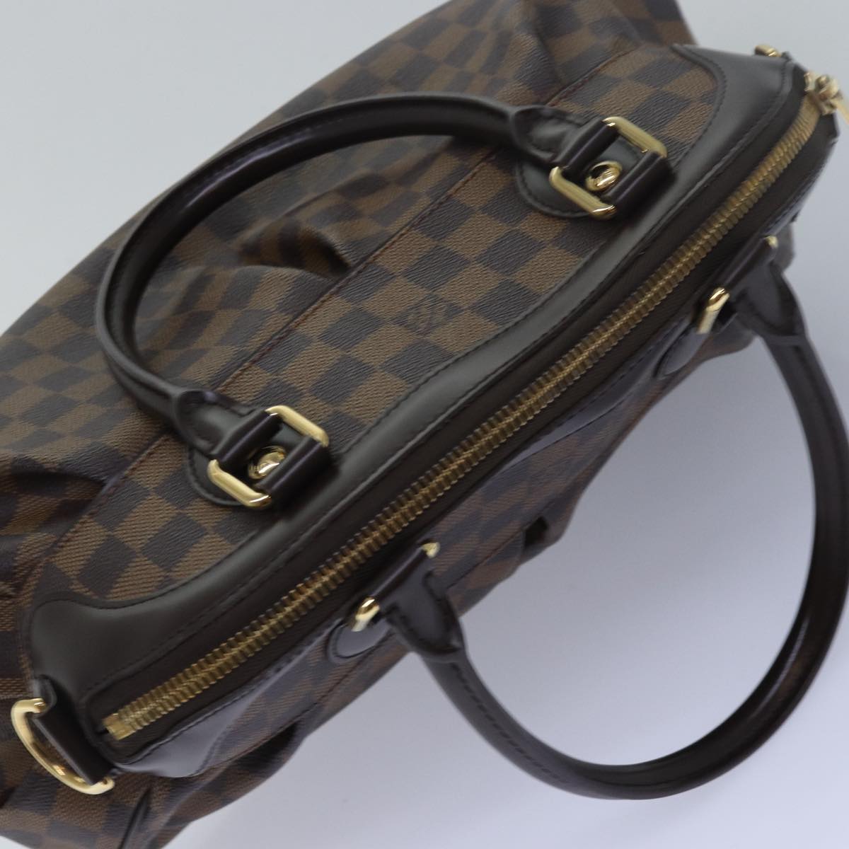 Louis Vuitton Trevi Brown Canvas Handbag (Pre-Owned)