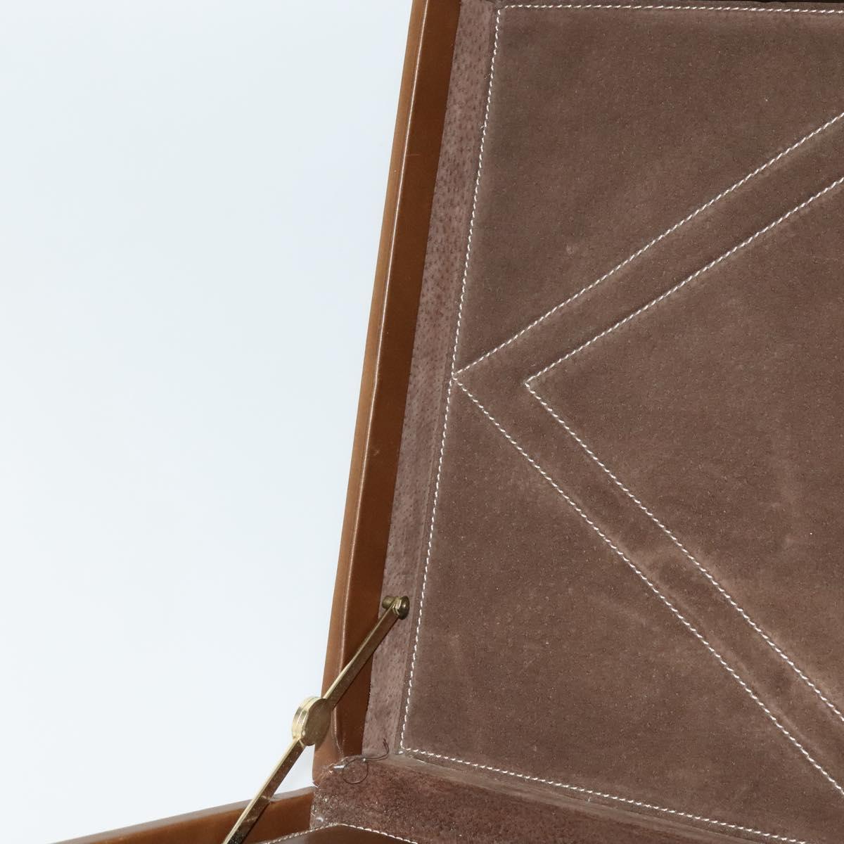 Loewe Anagram Beige Leather Briefcase Bag (Pre-Owned)