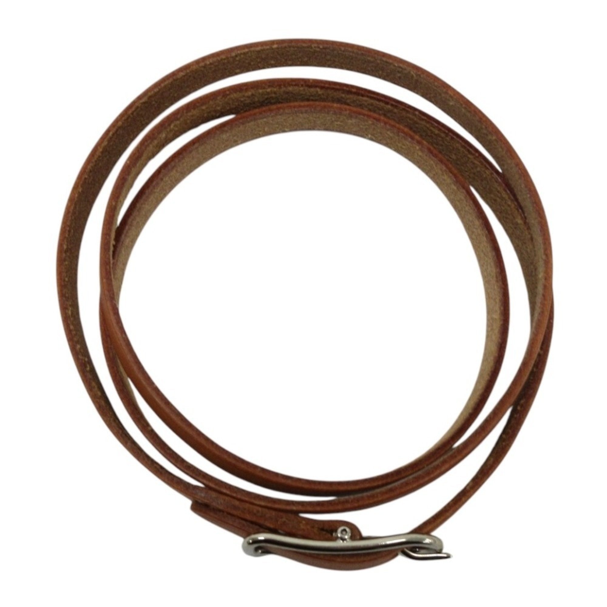 Hermès Hapi Camel Leather Bracelet (Pre-Owned)