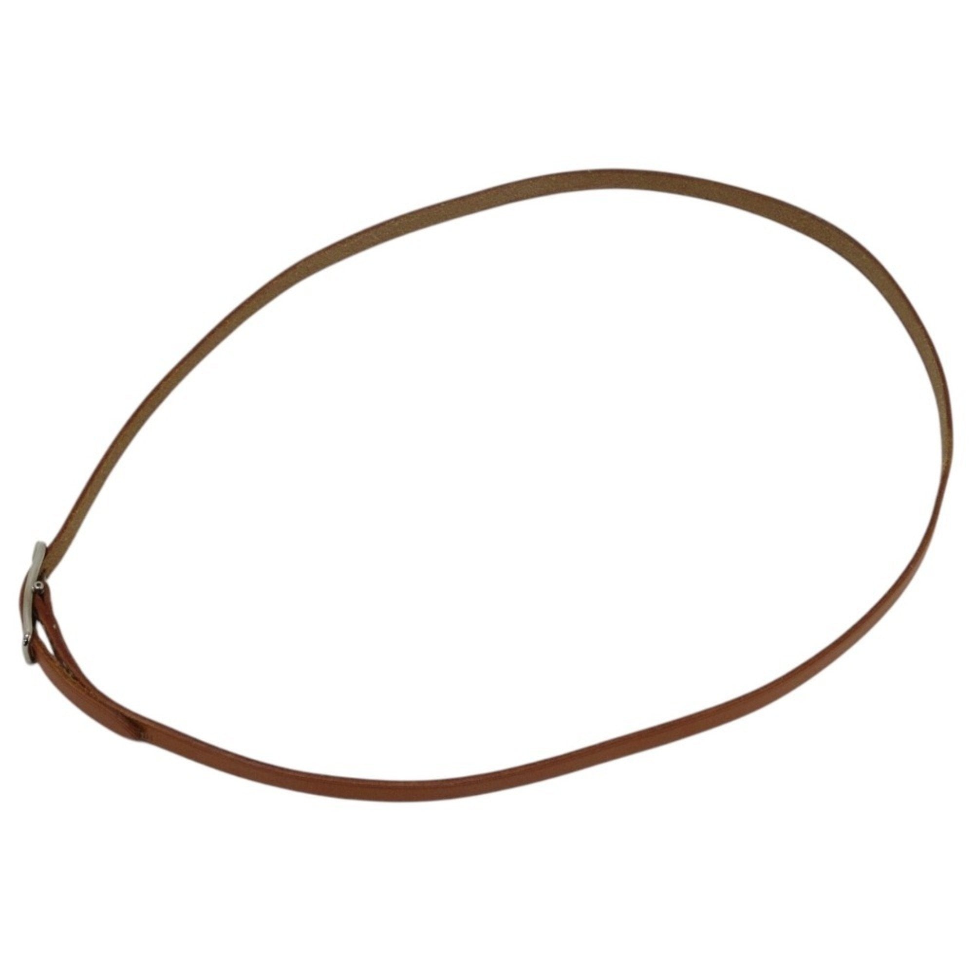 Hermès Hapi Camel Leather Bracelet (Pre-Owned)