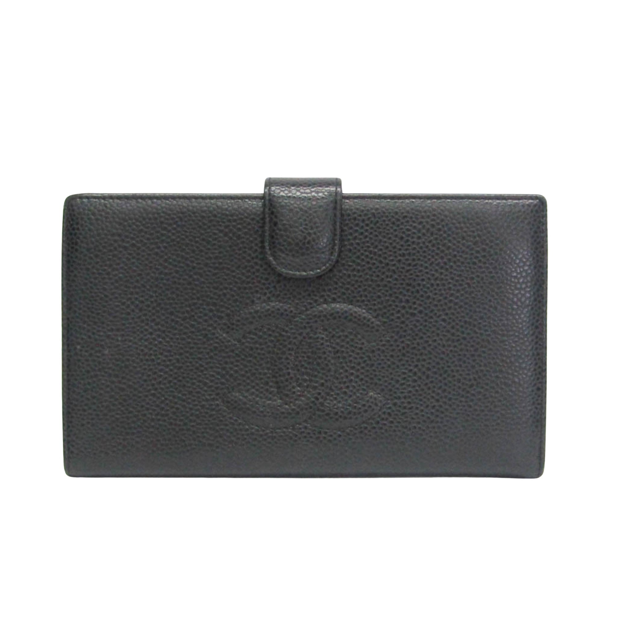 Chanel Black Leather Wallet (Pre-Owned)