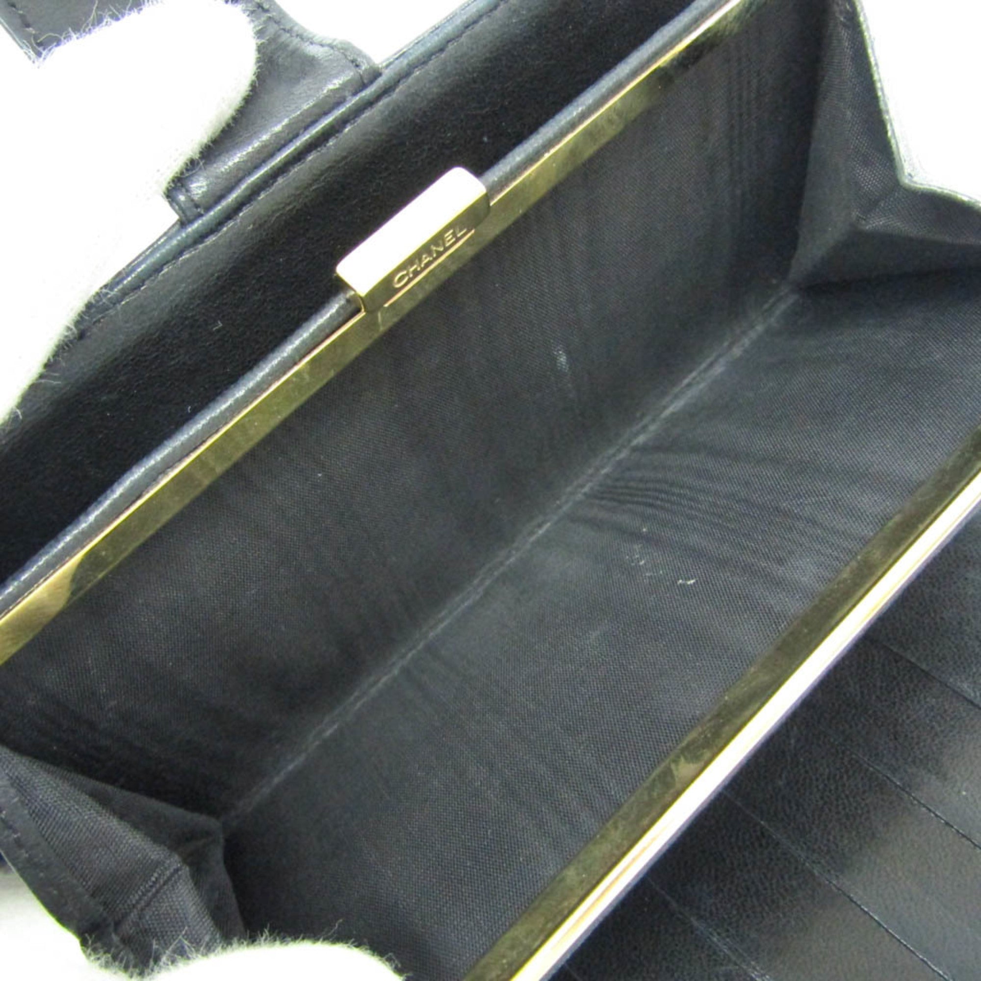 Chanel Black Leather Wallet (Pre-Owned)