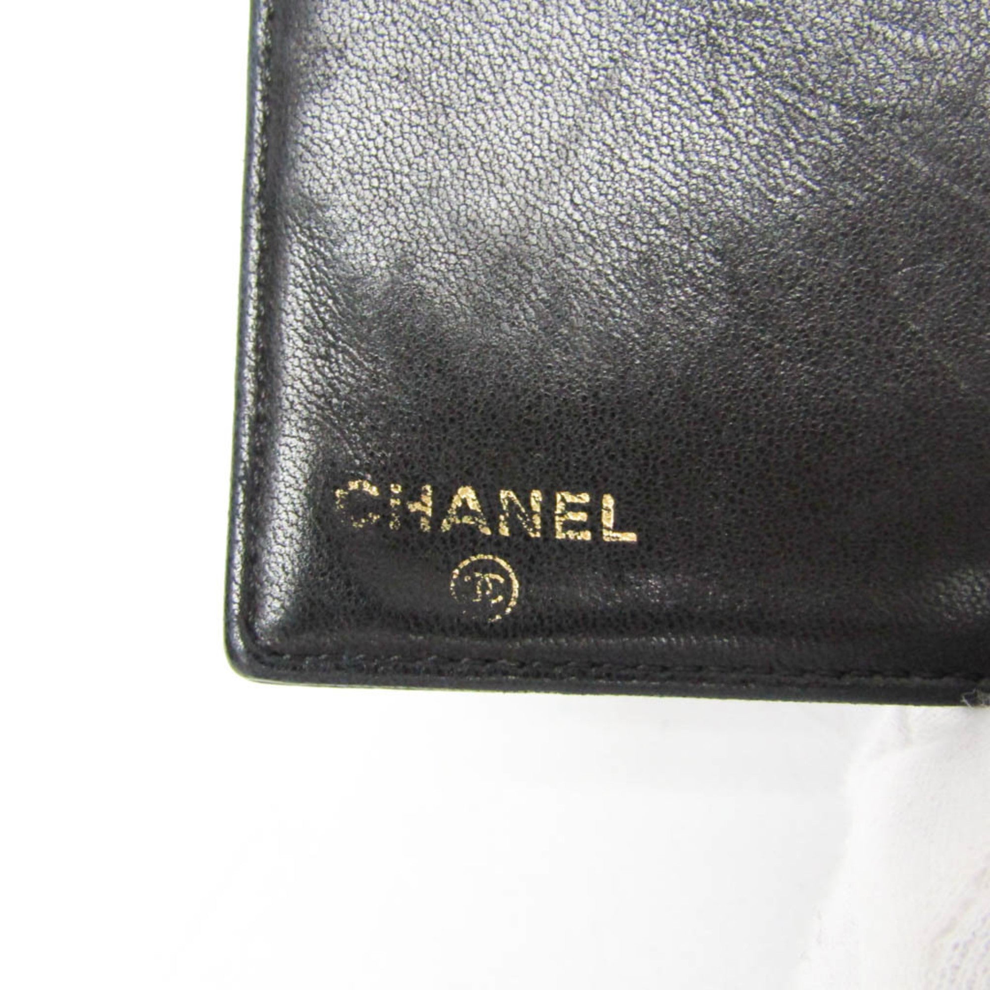 Chanel Black Leather Wallet (Pre-Owned)