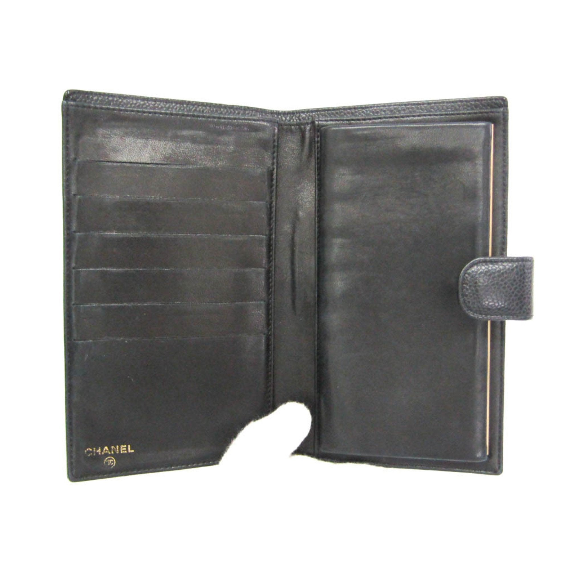 Chanel Black Leather Wallet (Pre-Owned)