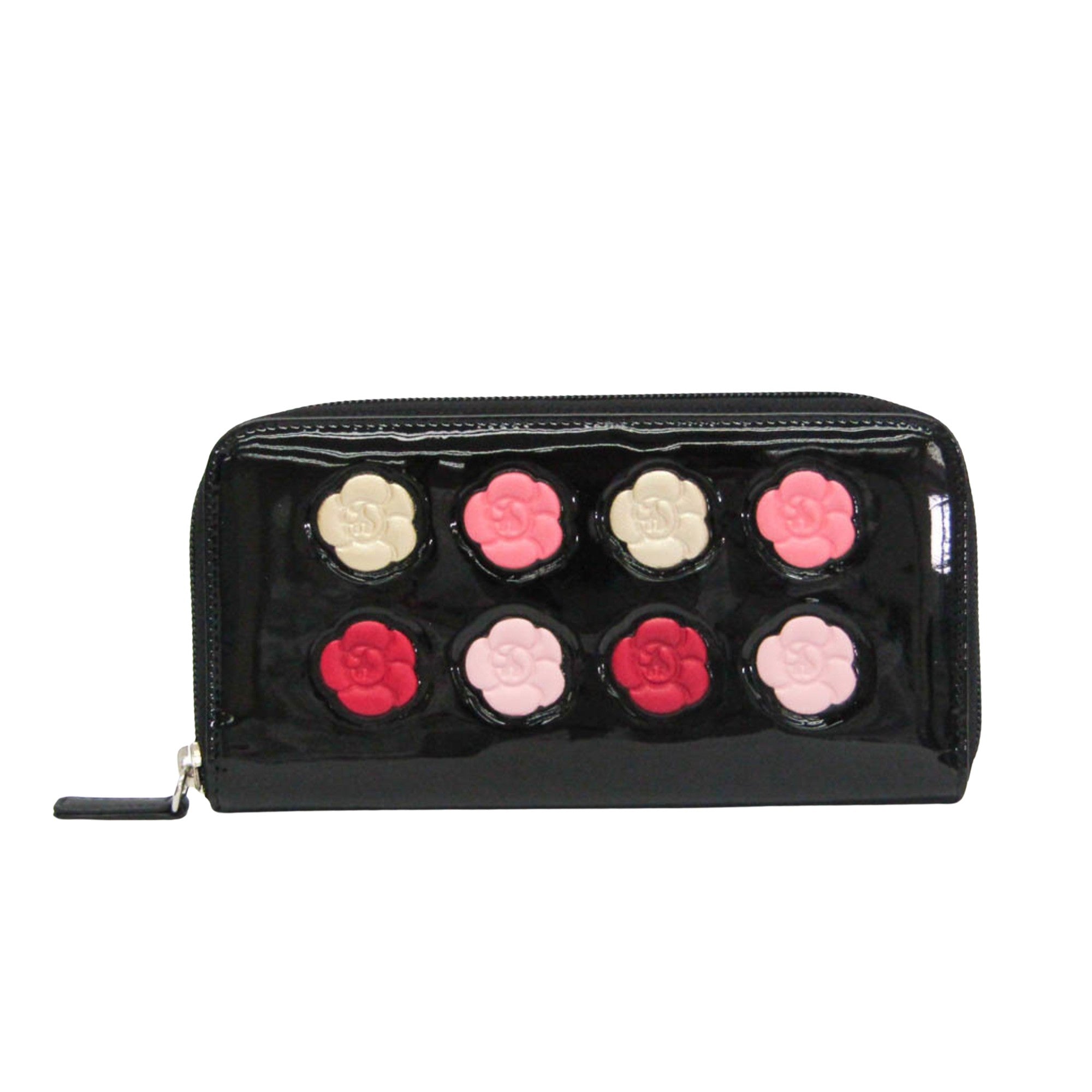Chanel Black Patent Leather Wallet (Pre-Owned)