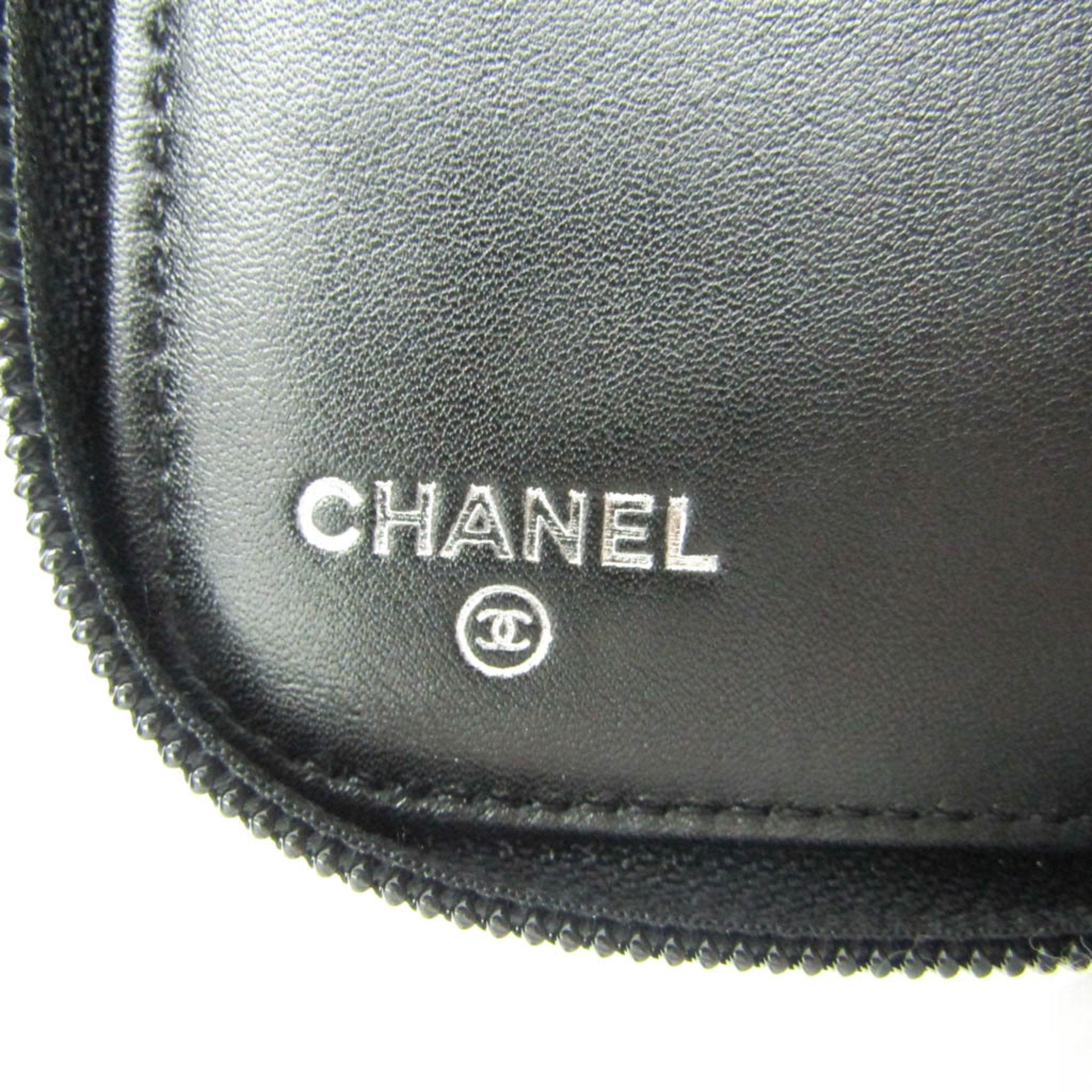 Chanel Black Patent Leather Wallet (Pre-Owned)
