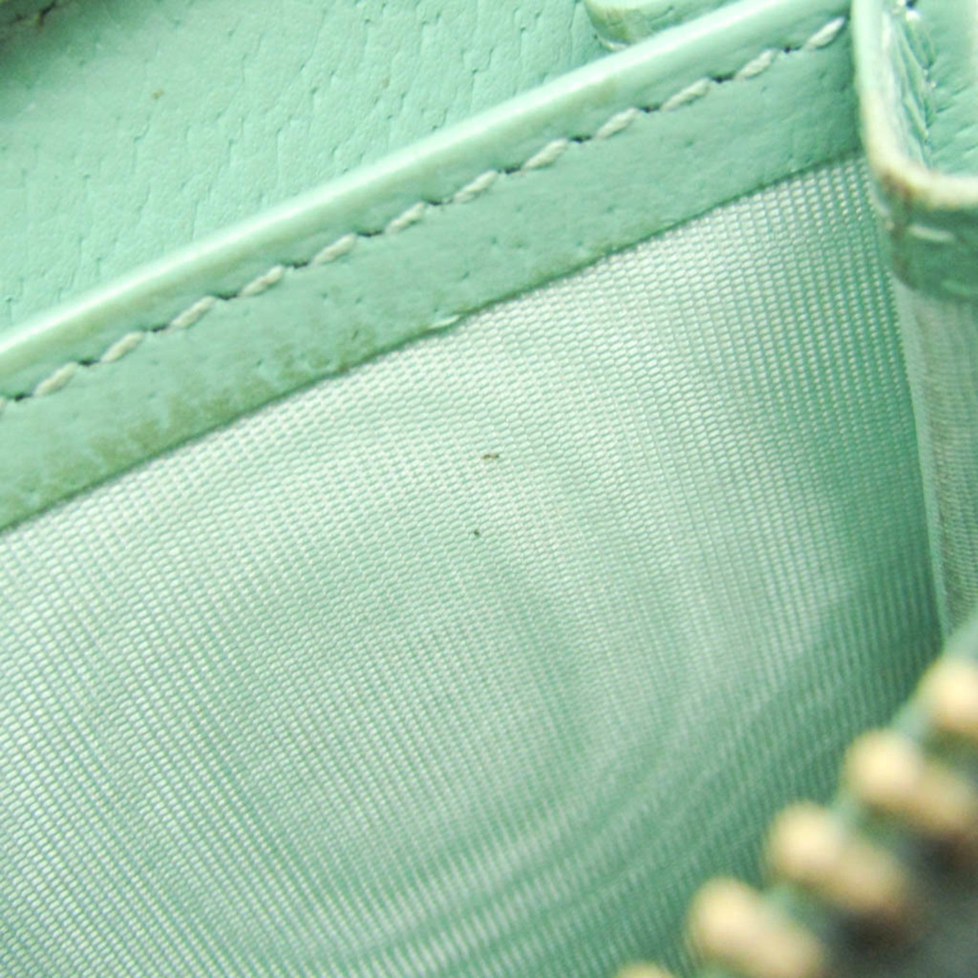 Gucci Gg Jumbo Green Canvas Wallet (Pre-Owned)