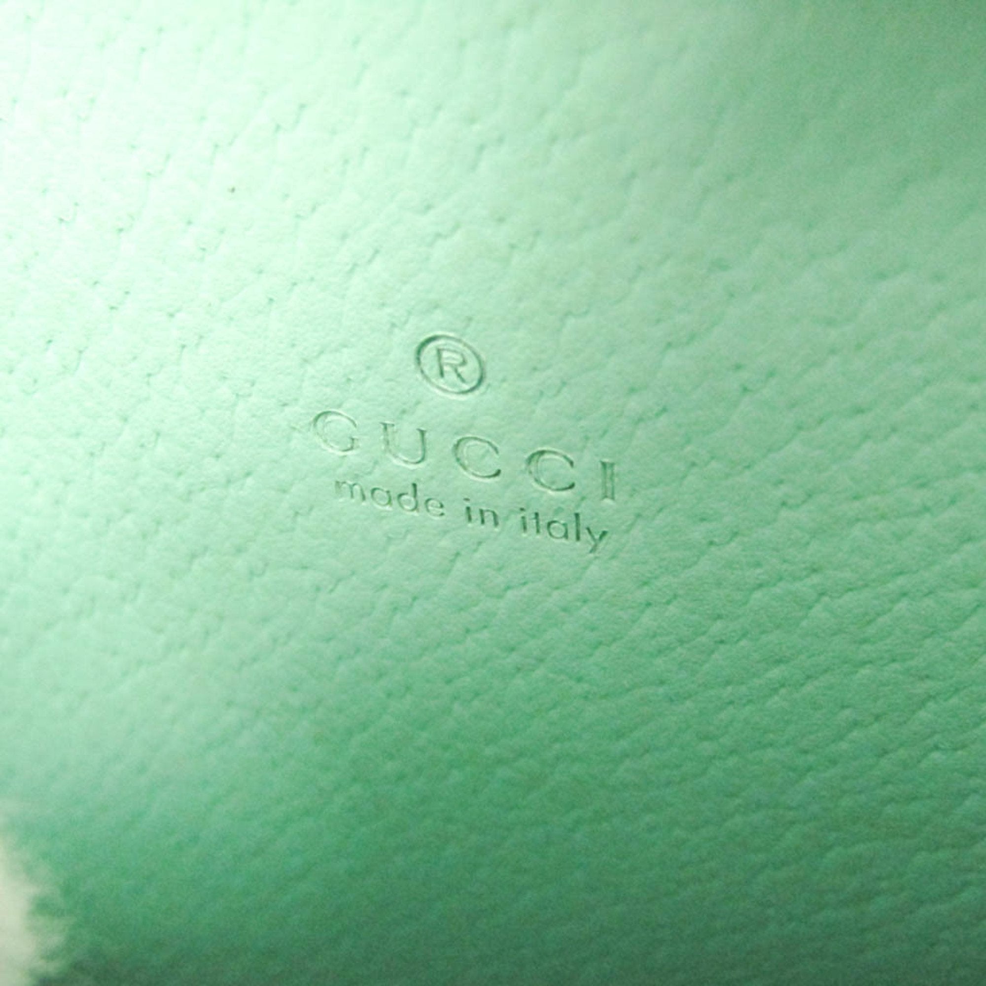 Gucci Gg Jumbo Green Canvas Wallet (Pre-Owned)