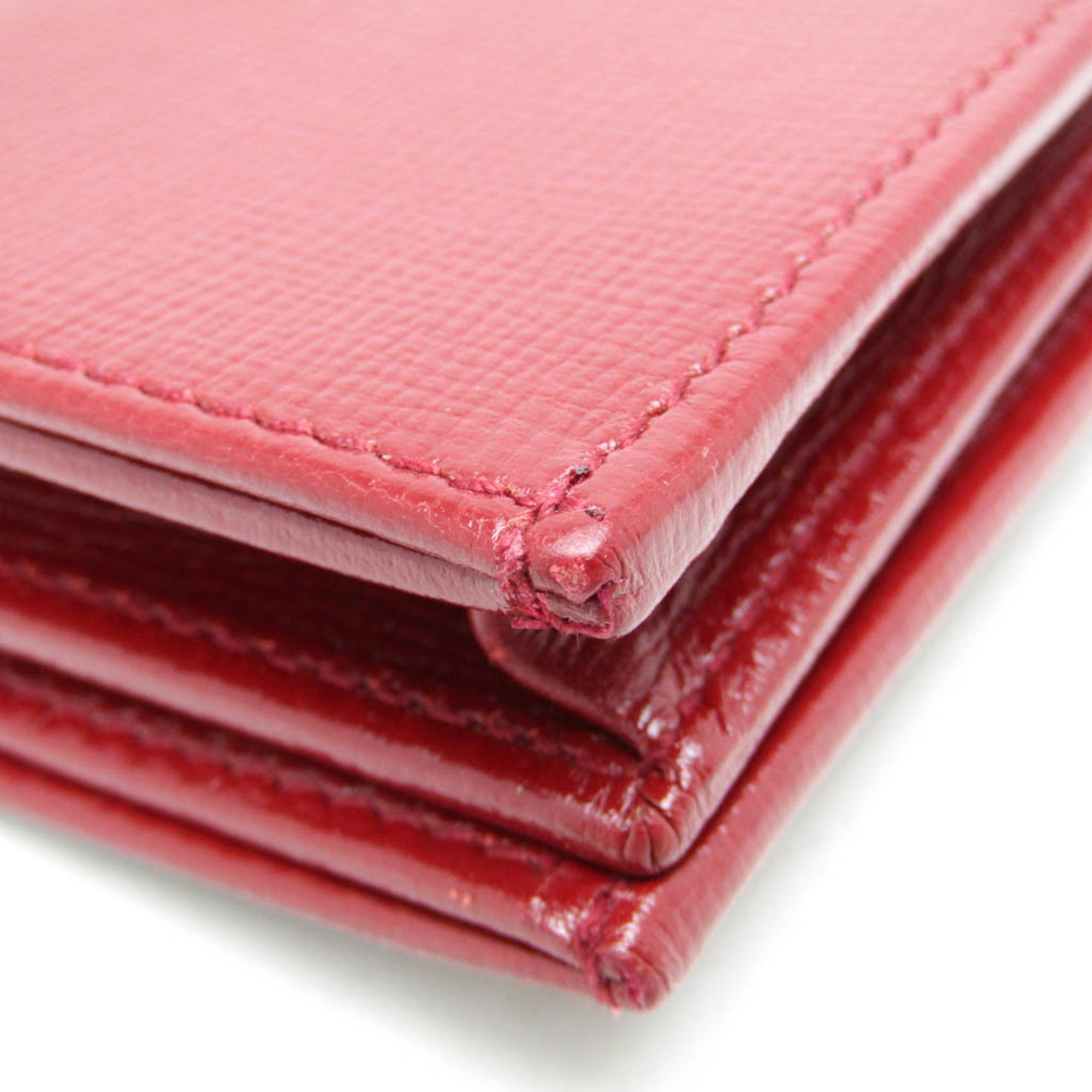 Gucci Red Leather Wallet (Pre-Owned)
