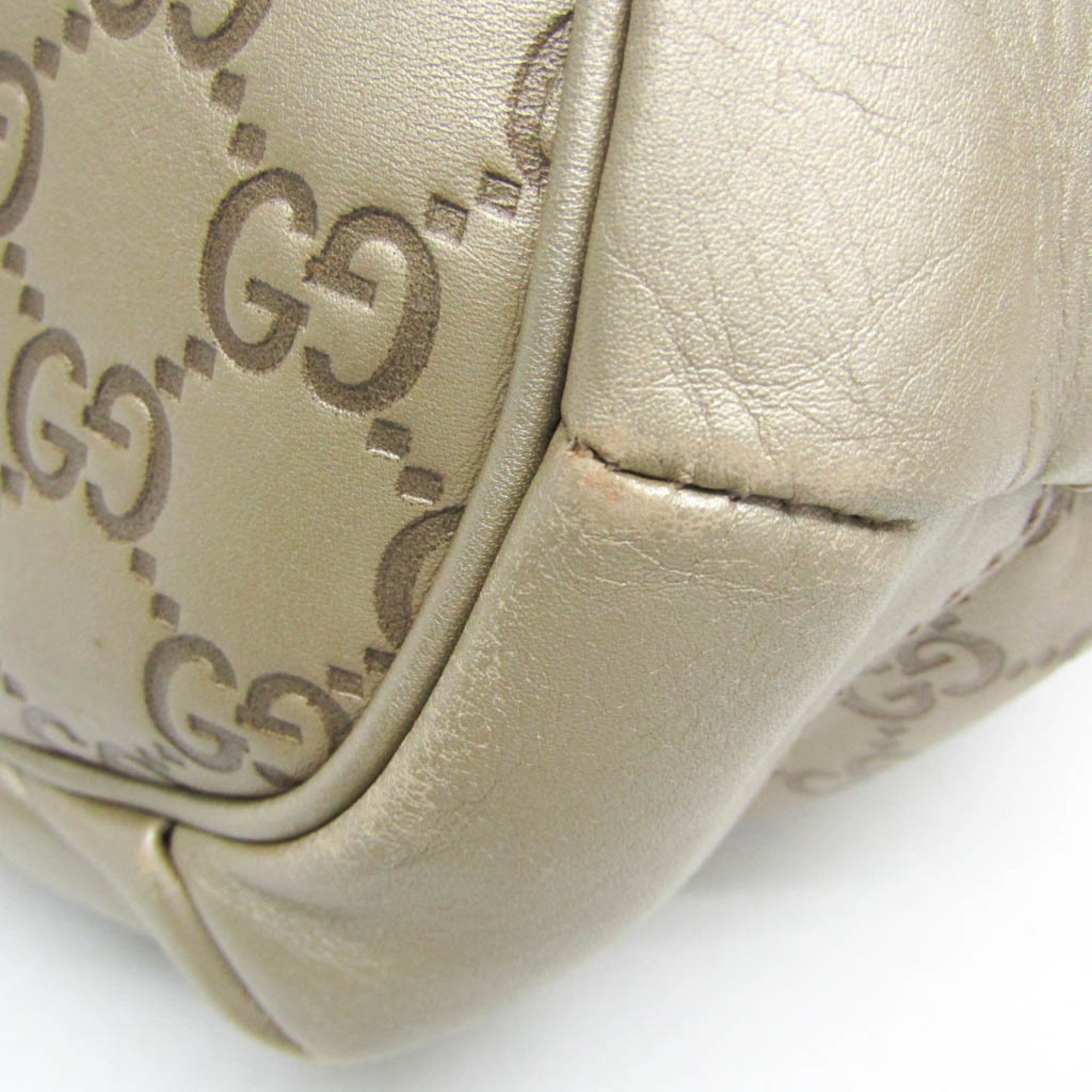 Gucci Sukey Beige Canvas Handbag (Pre-Owned)