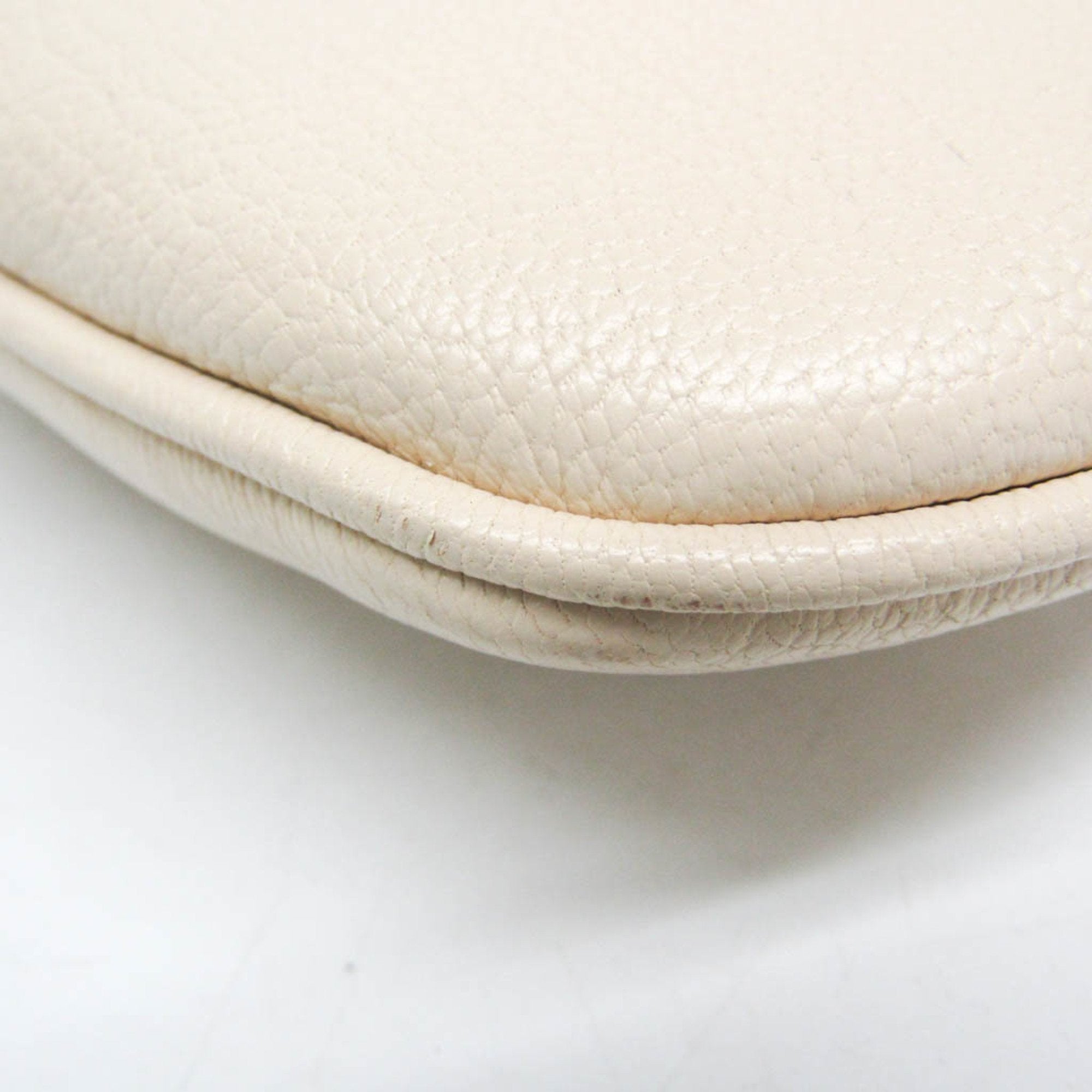 Gucci Aphrodite Beige Leather Shoulder Bag (Pre-Owned)