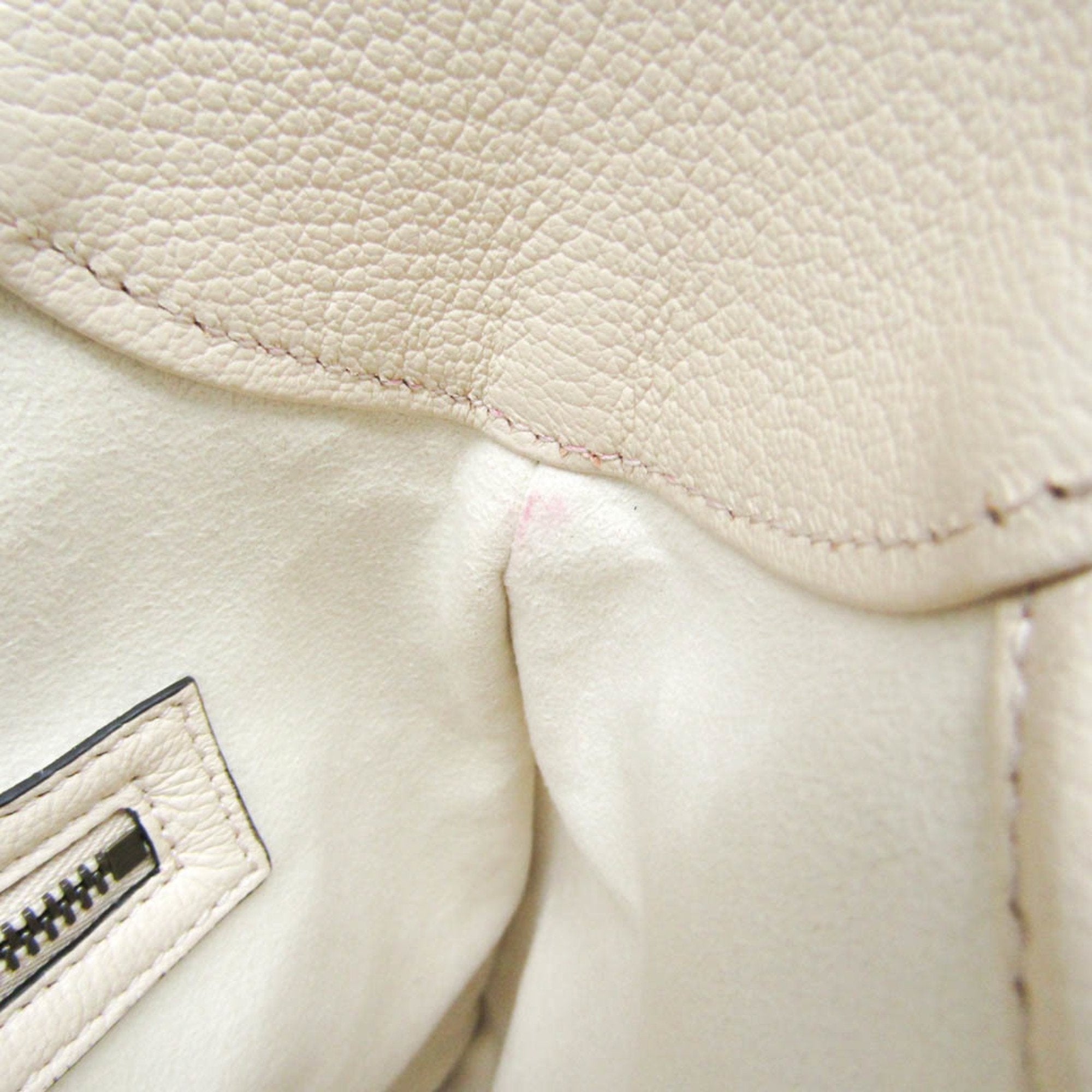 Gucci Aphrodite Beige Leather Shoulder Bag (Pre-Owned)