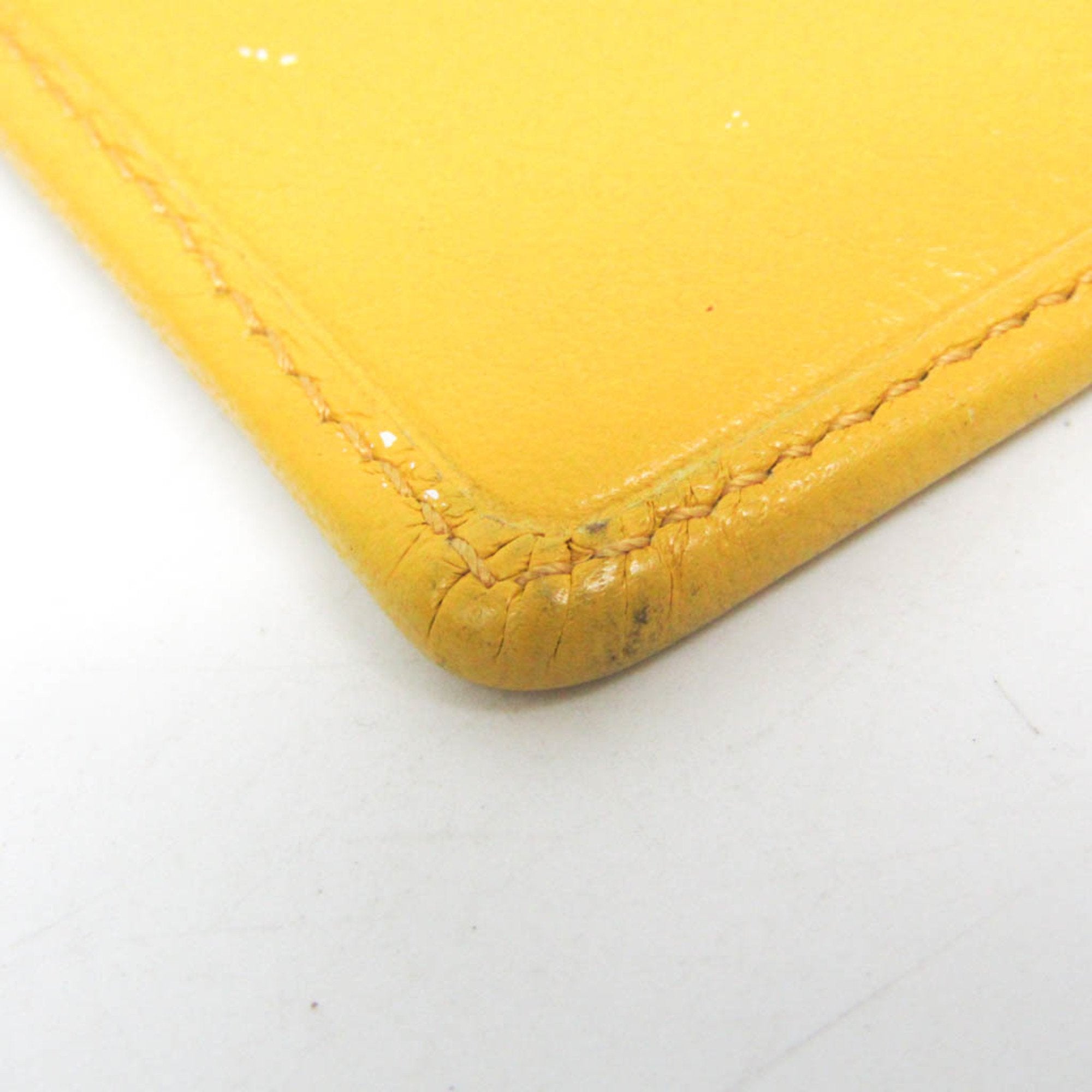 Loewe Yellow Leather Clutch Bag (Pre-Owned)