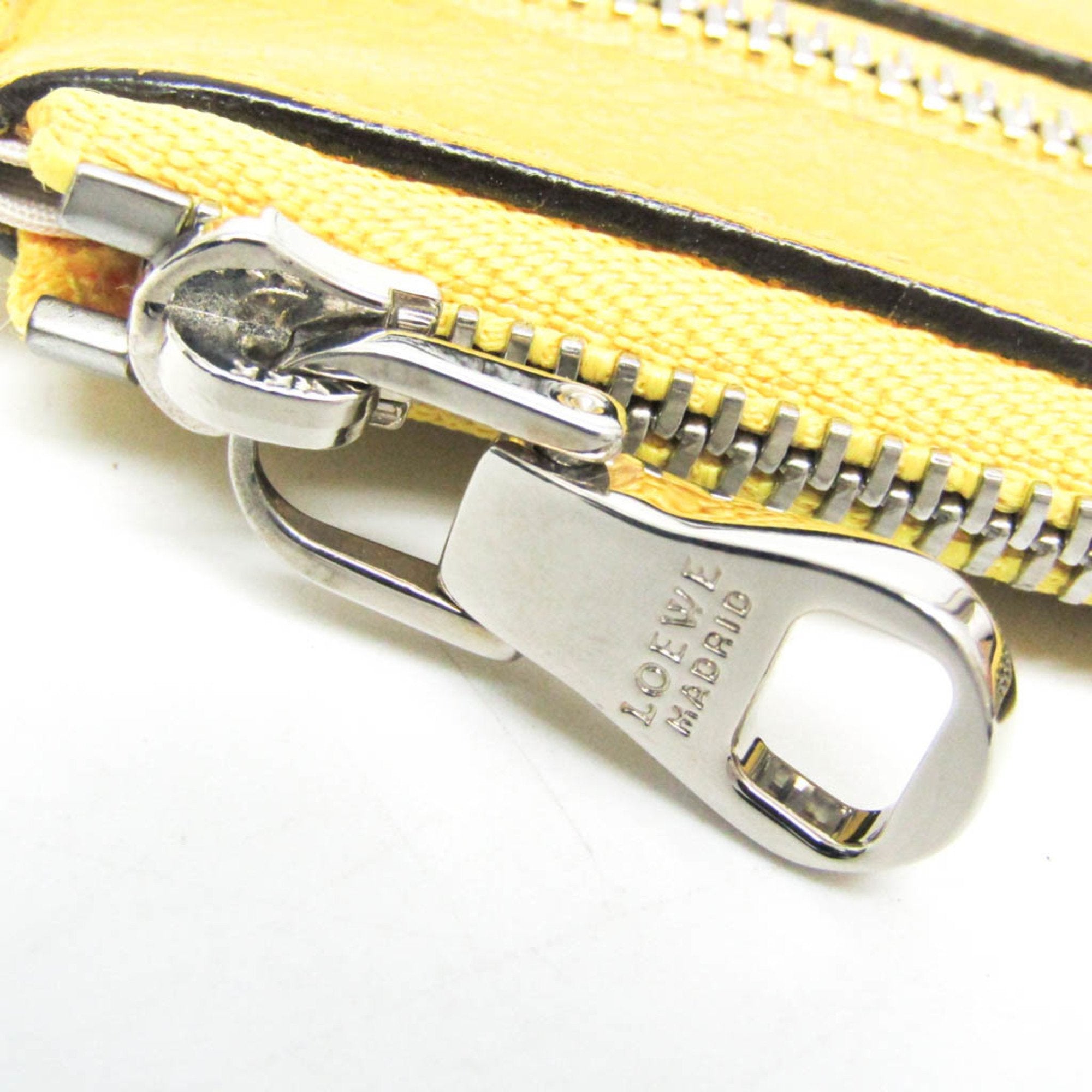 Loewe Yellow Leather Clutch Bag (Pre-Owned)