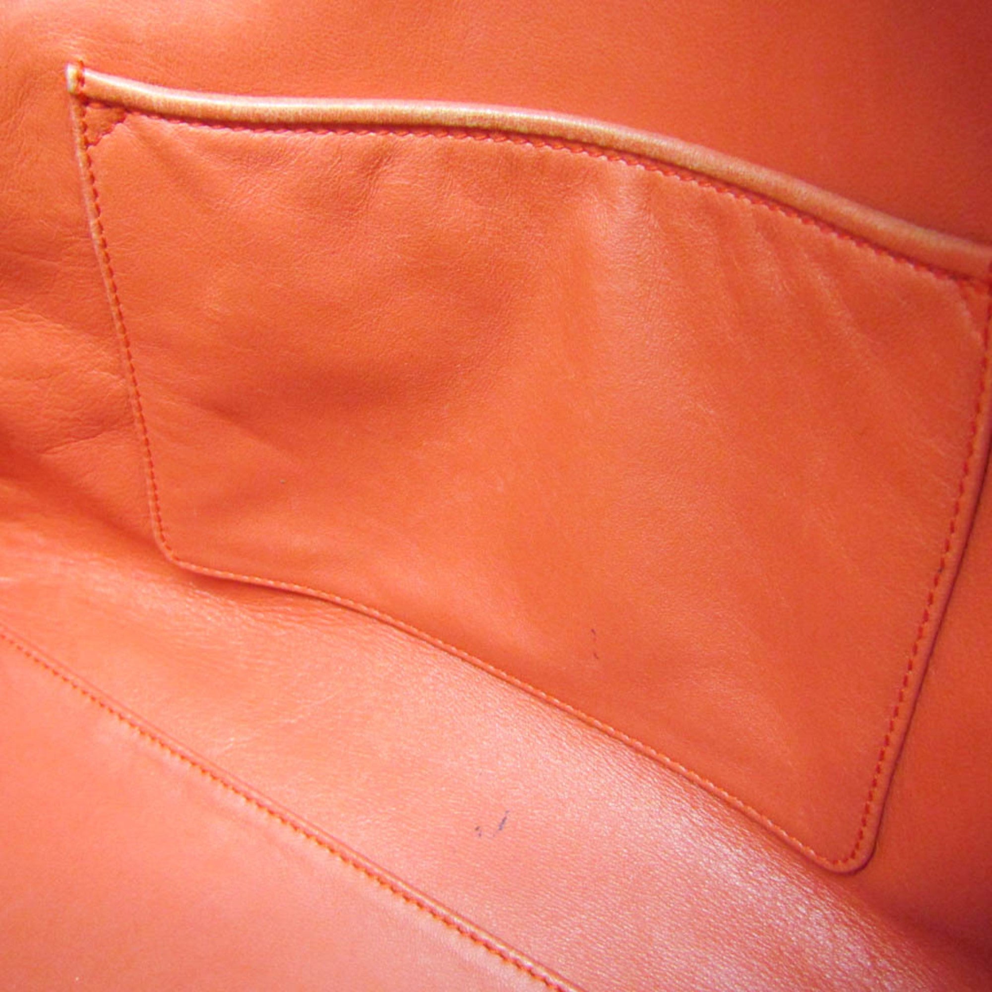 Loewe Amazona Red Leather Handbag (Pre-Owned)