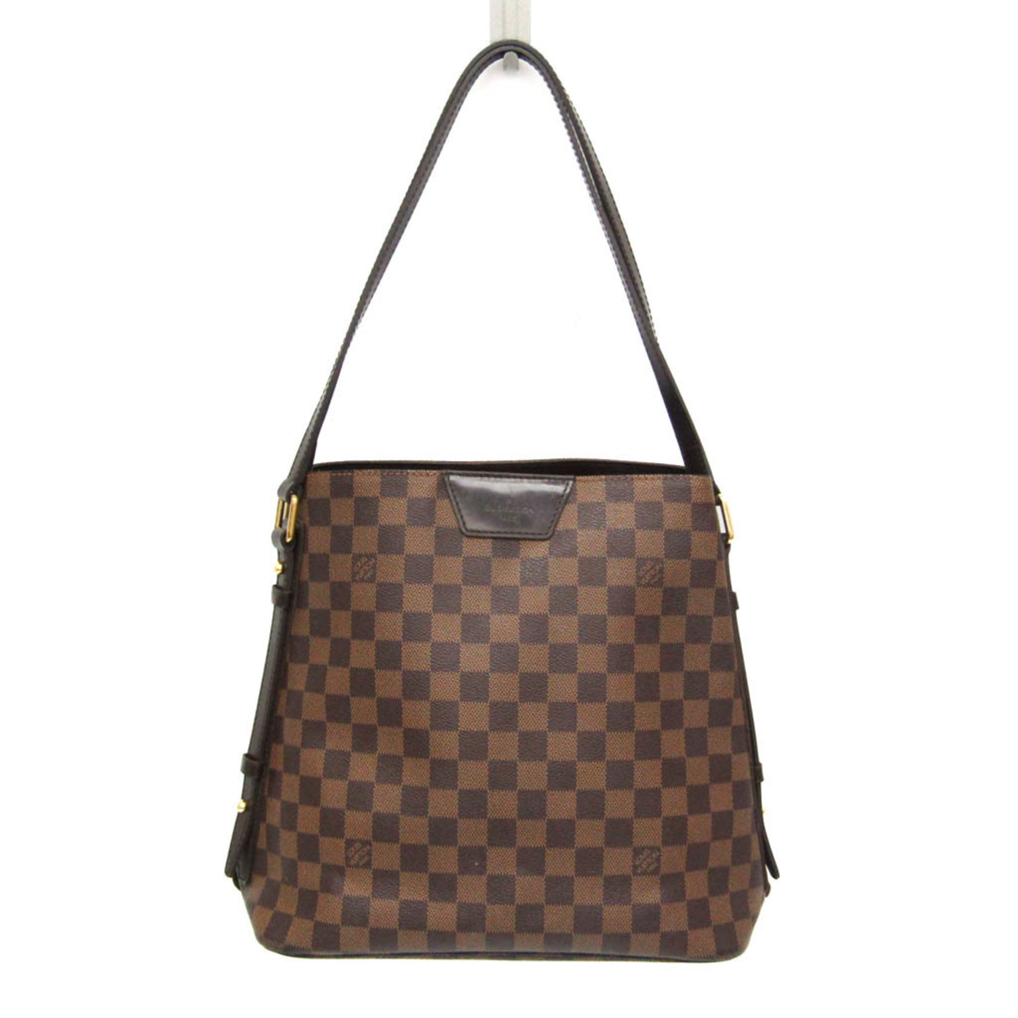 Louis Vuitton Rivington Brown Canvas Shoulder Bag (Pre-Owned)