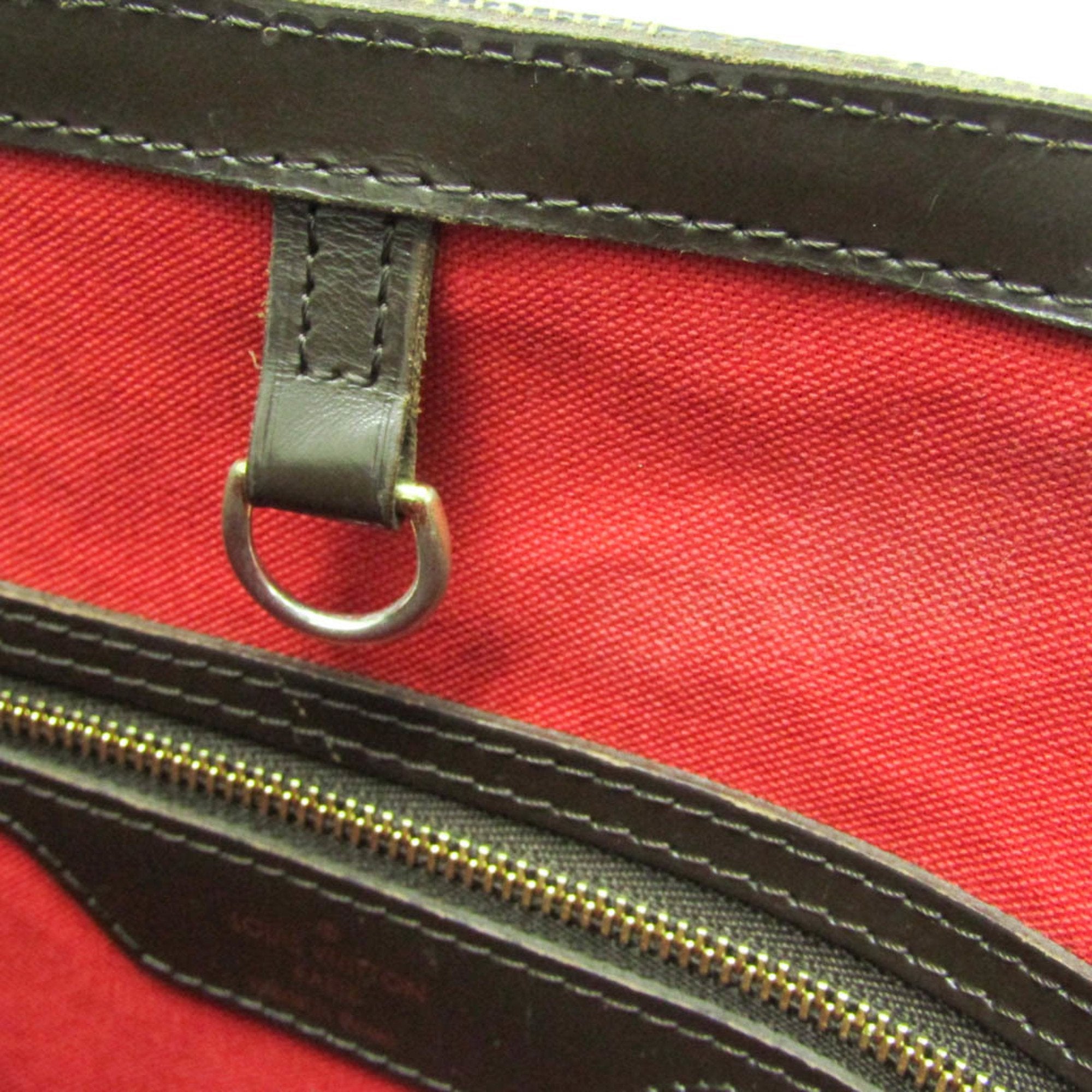 Louis Vuitton Rivington Brown Canvas Shoulder Bag (Pre-Owned)