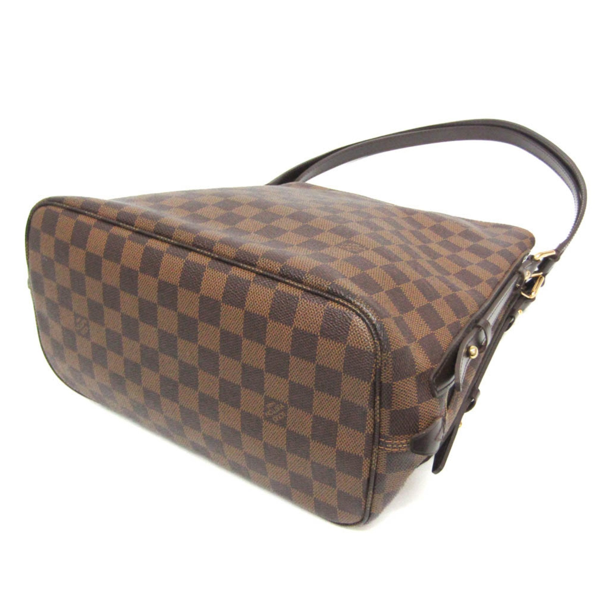 Louis Vuitton Rivington Brown Canvas Shoulder Bag (Pre-Owned)