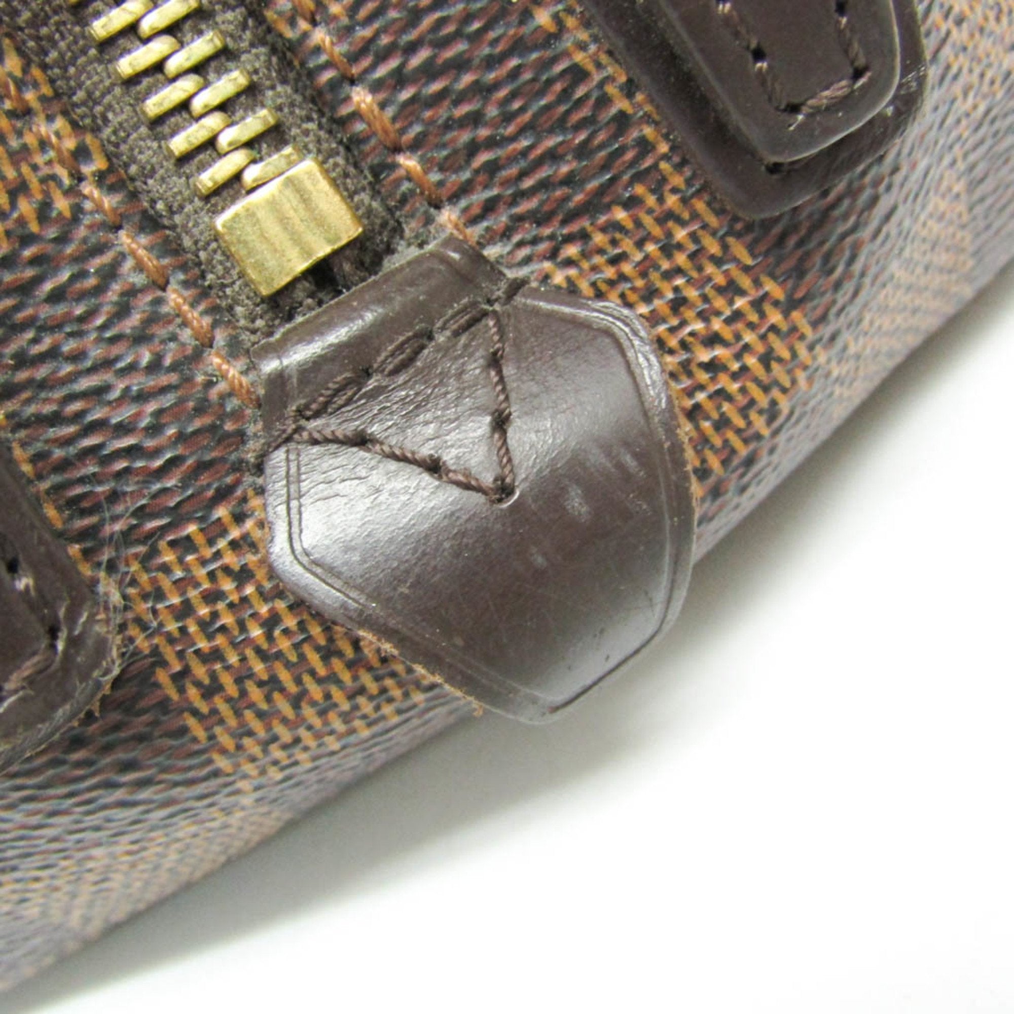 Louis Vuitton Rivington Brown Canvas Shoulder Bag (Pre-Owned)